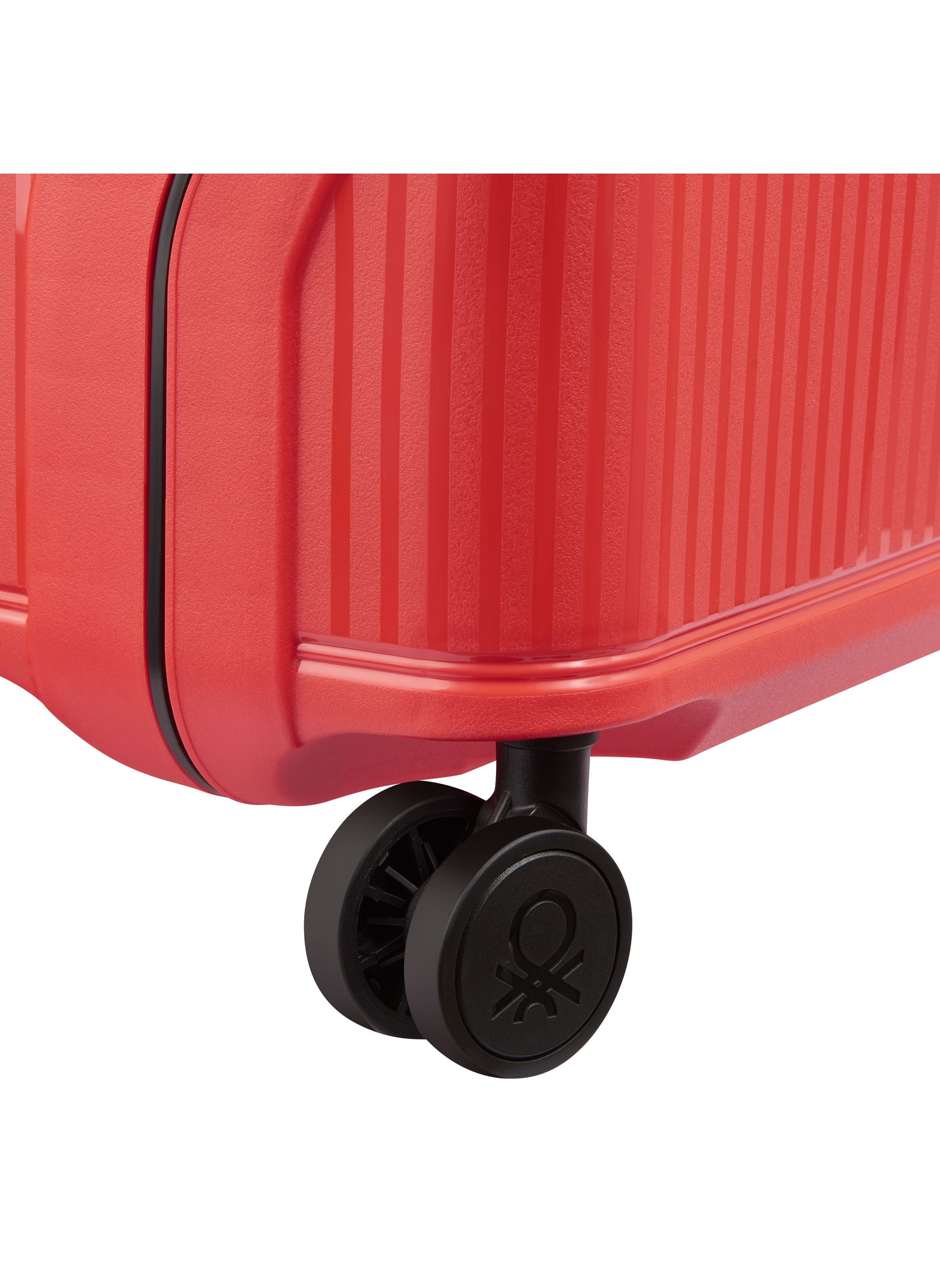 Valise cabine rigide taille s - color block hardside DELSEY PARIS Rouge