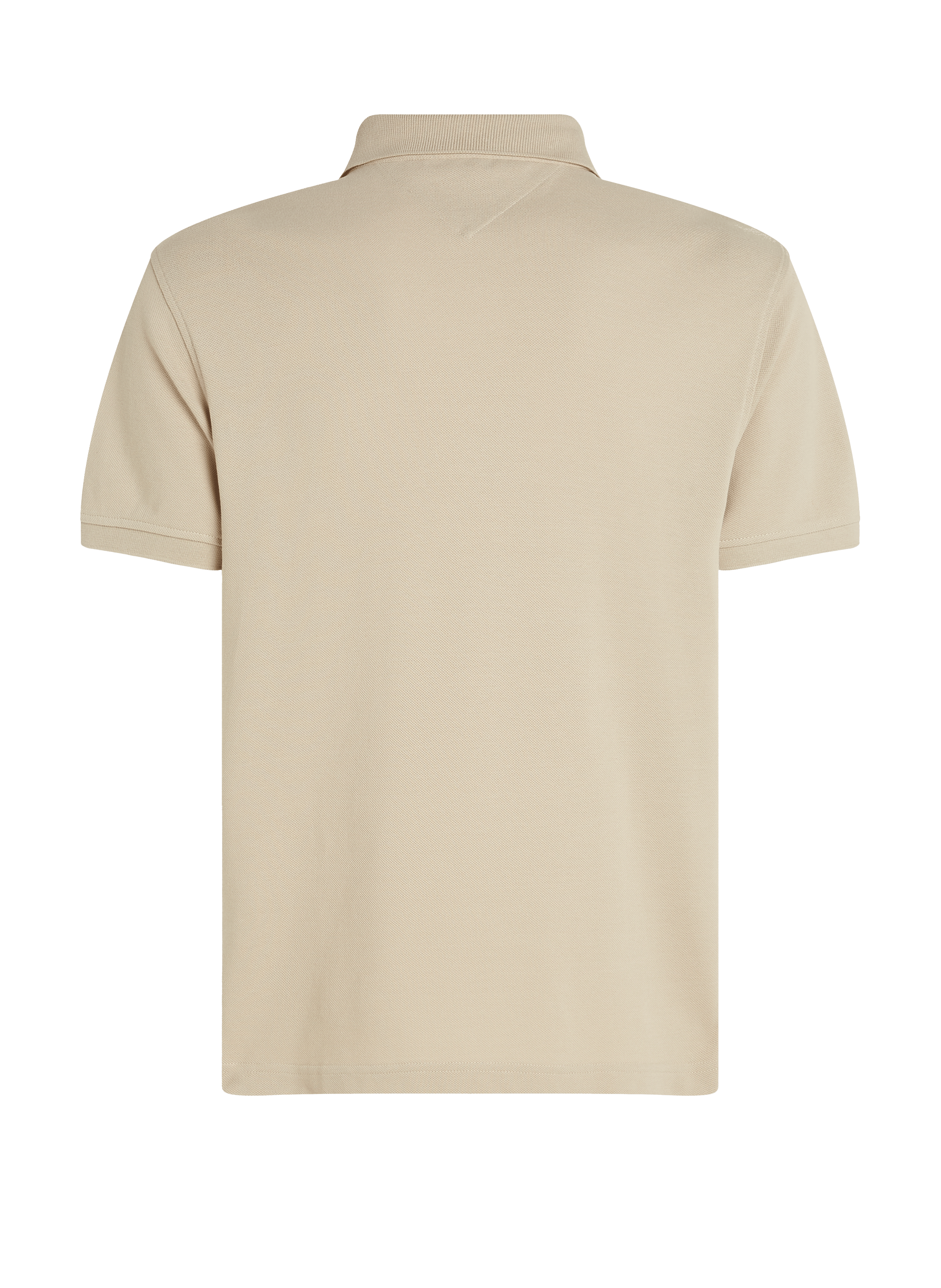 Organic cotton piqué polo shirt TOMMY HILFIGER Beige