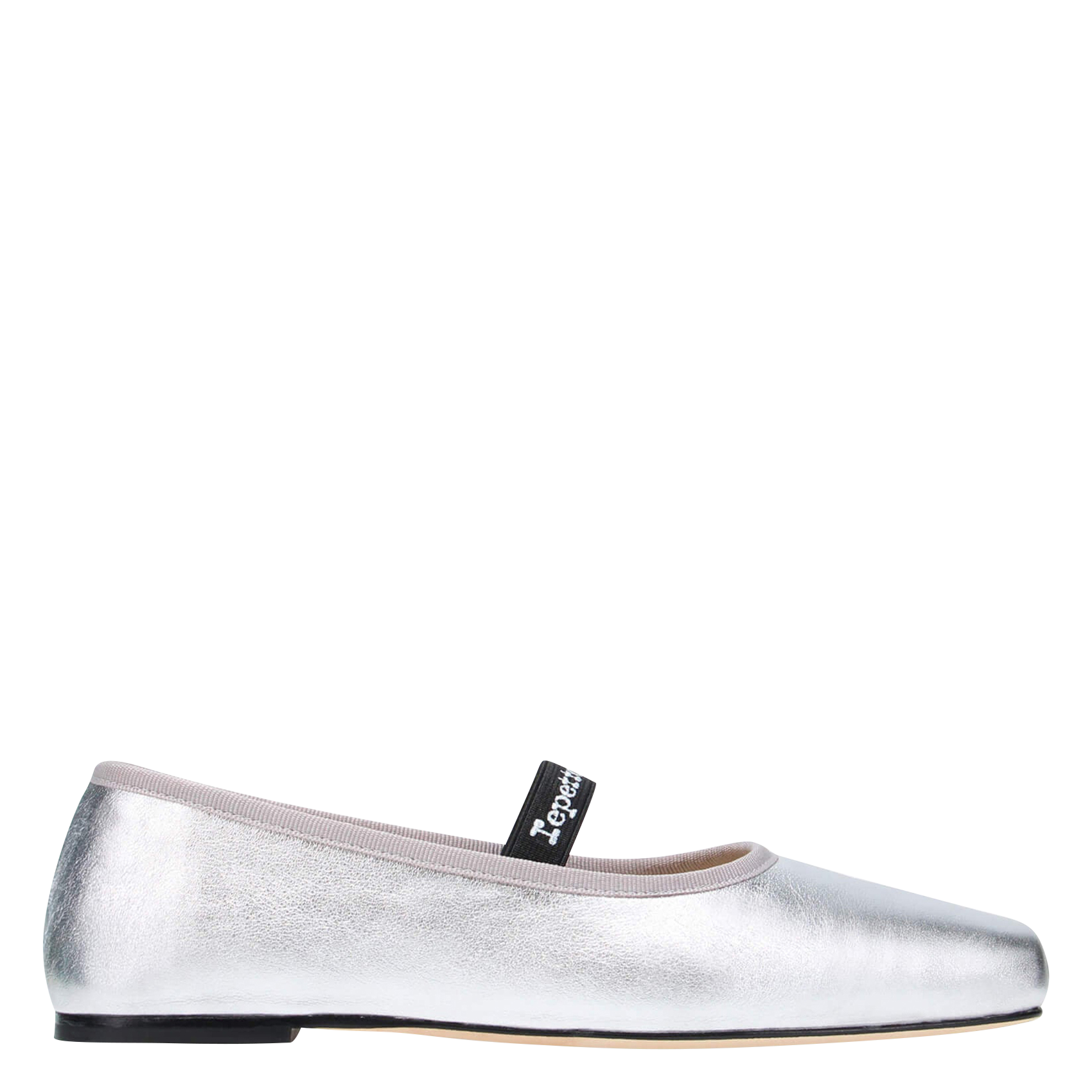 Ballerines en cuir lisbeth REPETTO Argent