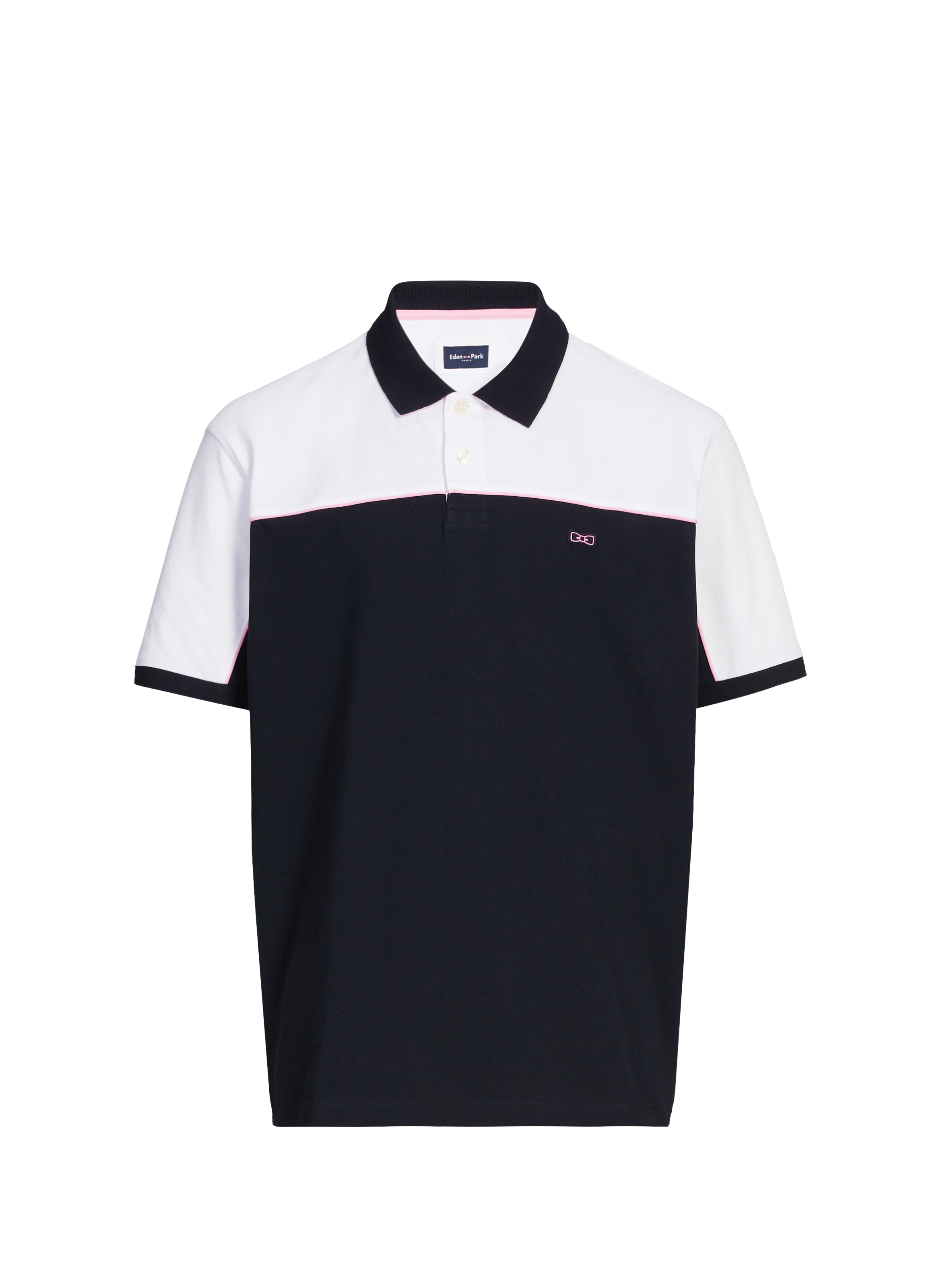 Polo manches courtes en coton EDEN PARK Bleu