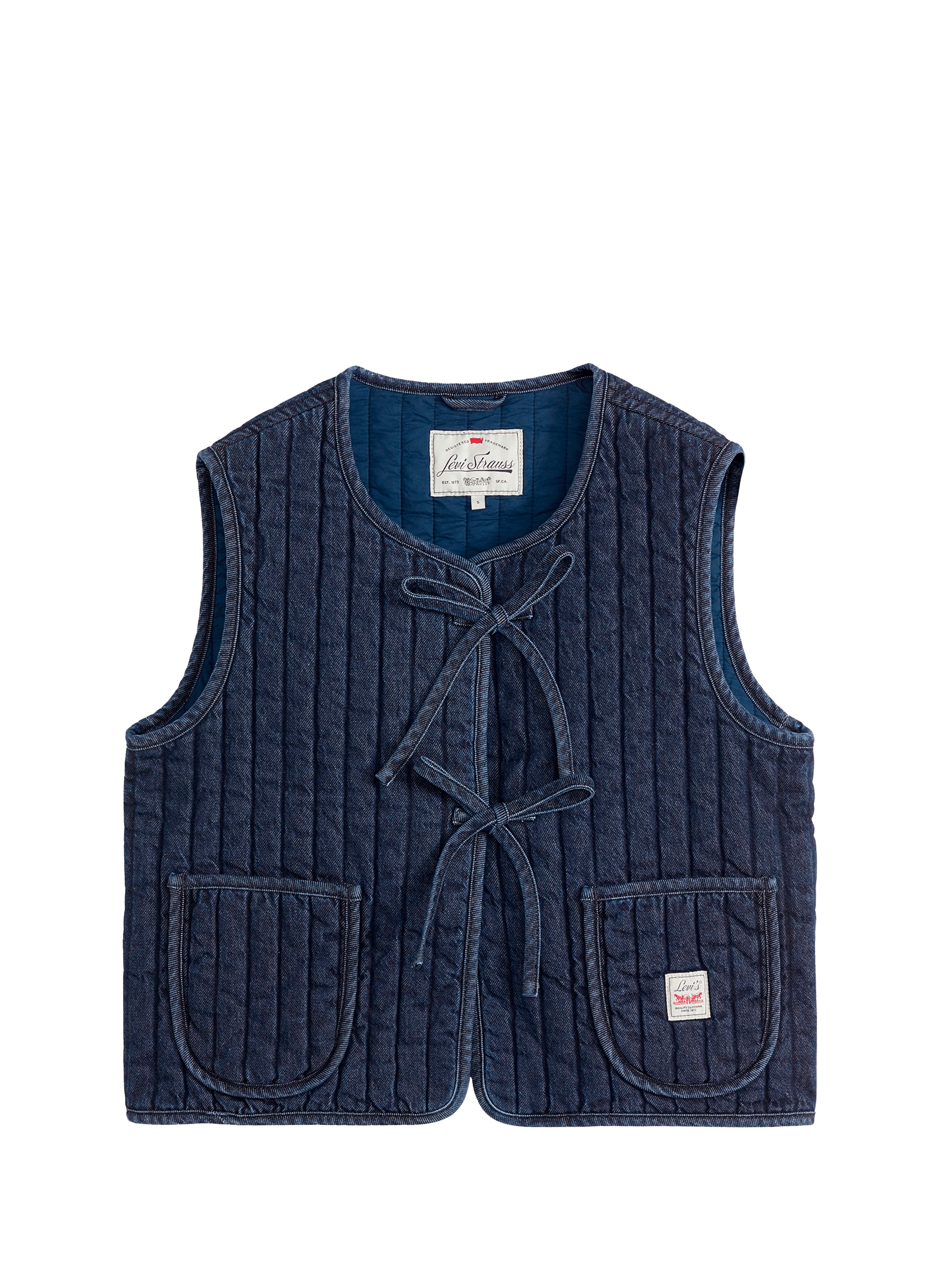 Veste sans manches en jean LEVI'S Bleu