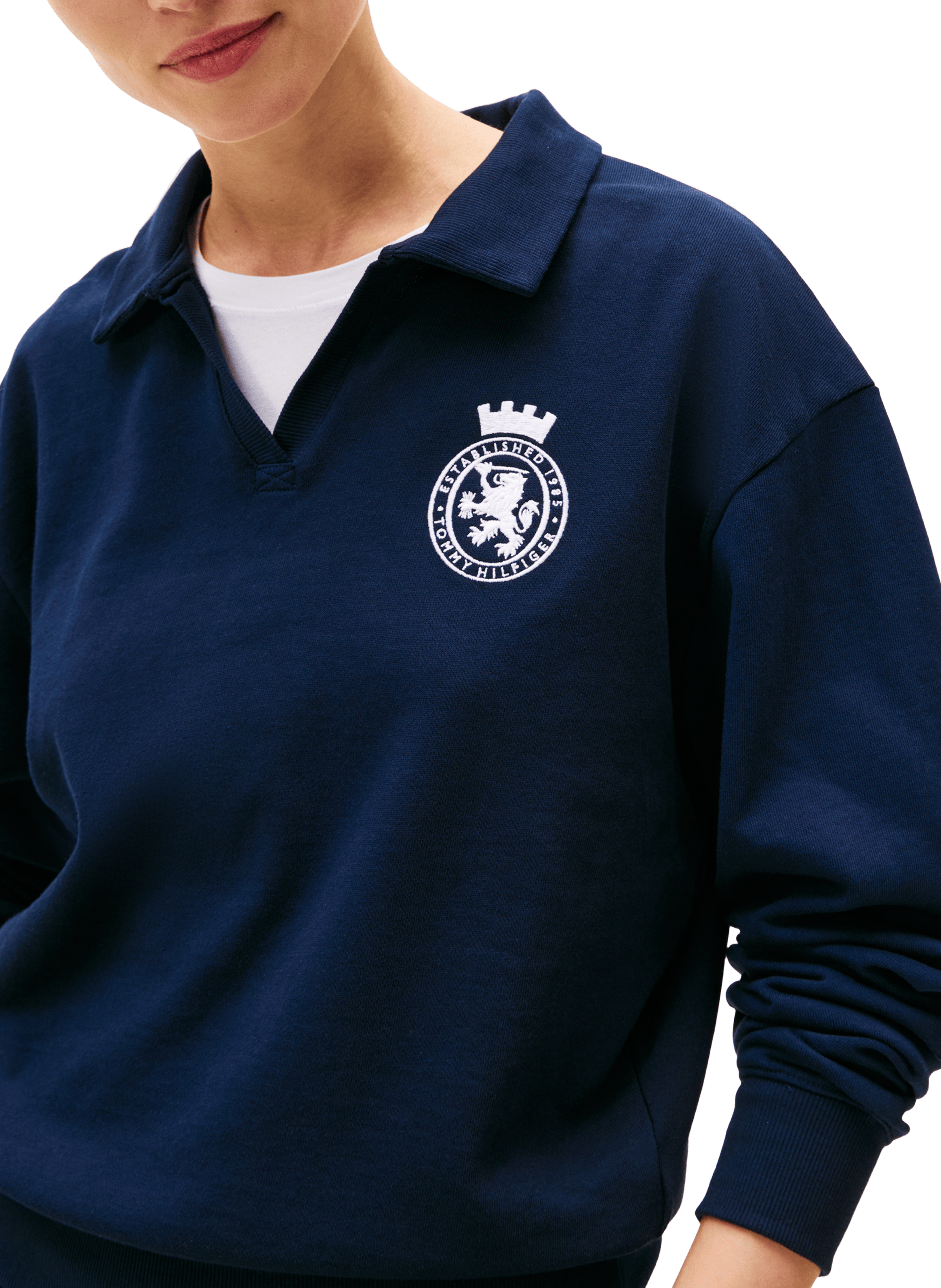 Cotton blend indoor sweater TOMMY HILFIGER Blue