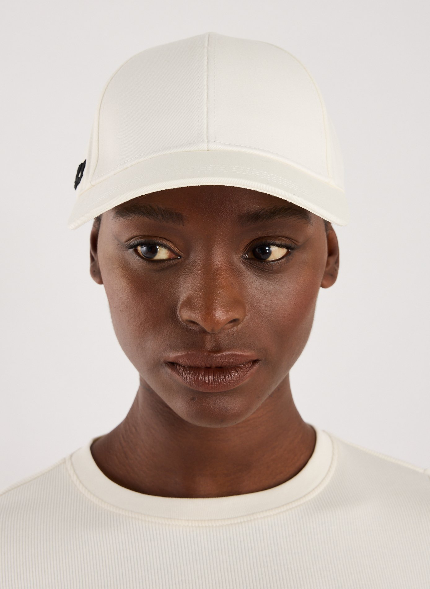 Casquette en coton KARL LAGERFELD Beige