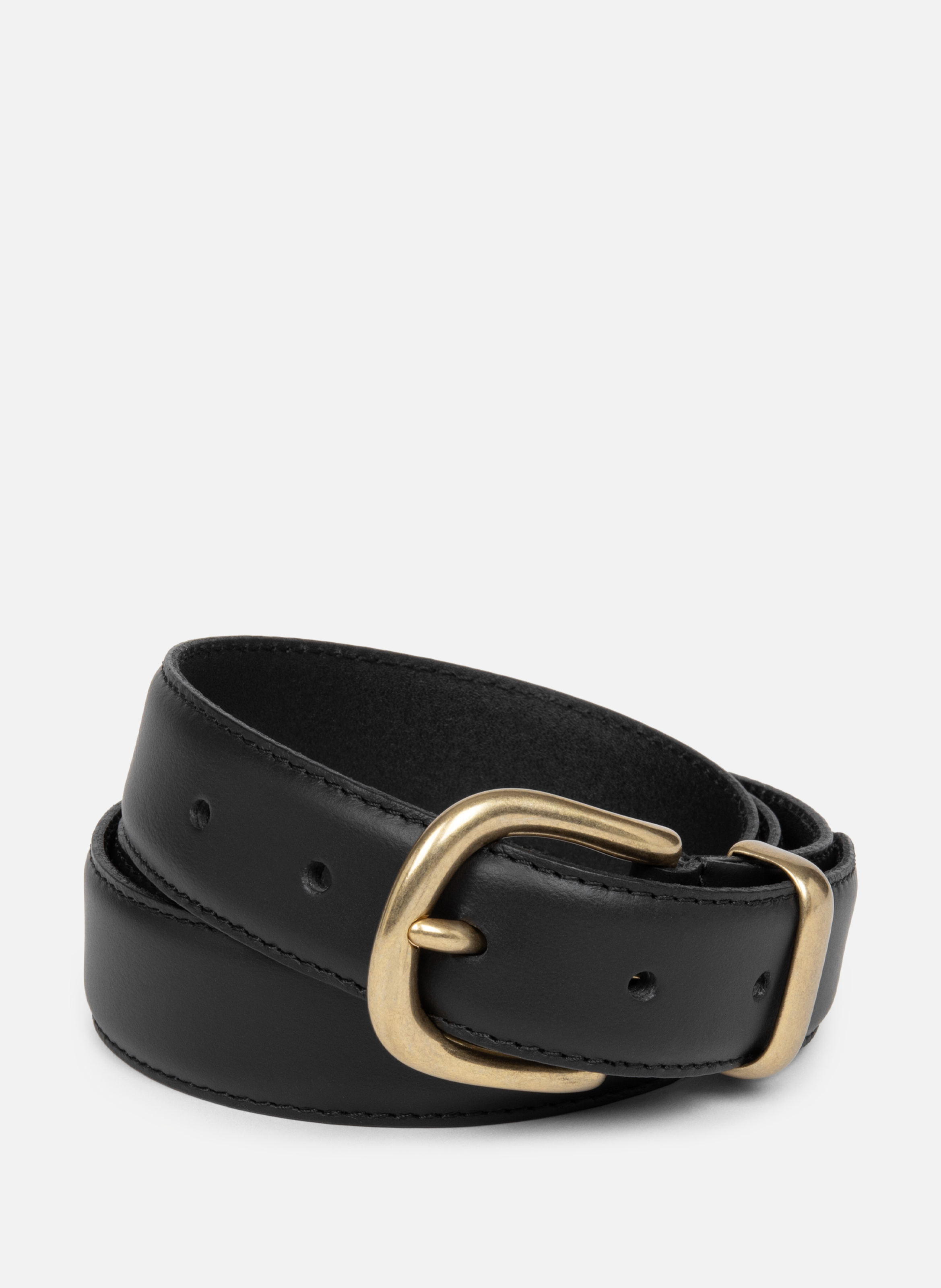 Belt - Ceinture Cuir Lisse Femme LANCASTER Black