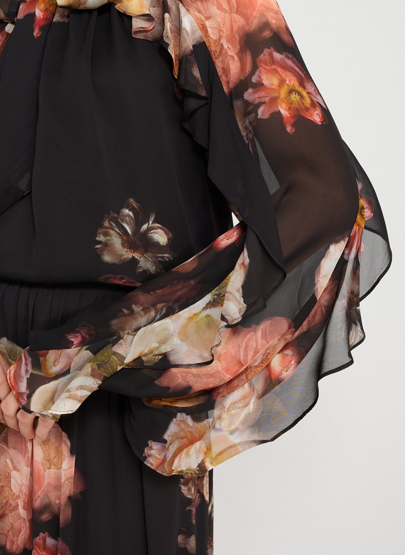 Blouse fleurie à col V ZIMMERMANN Multicolore