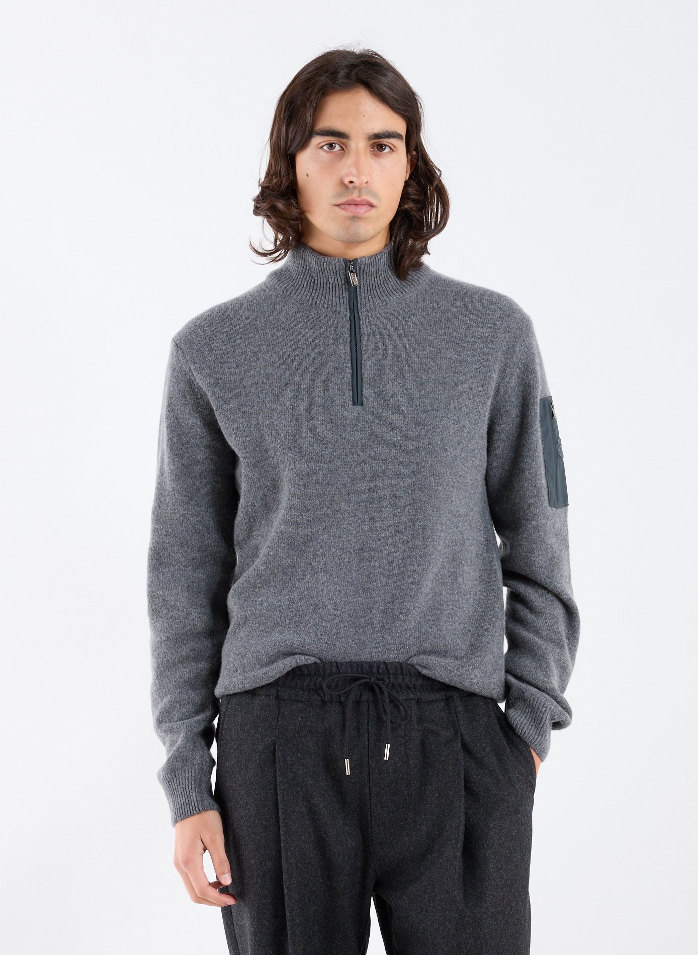 1789 CALA Wool blend zip-up sweater Multicolour