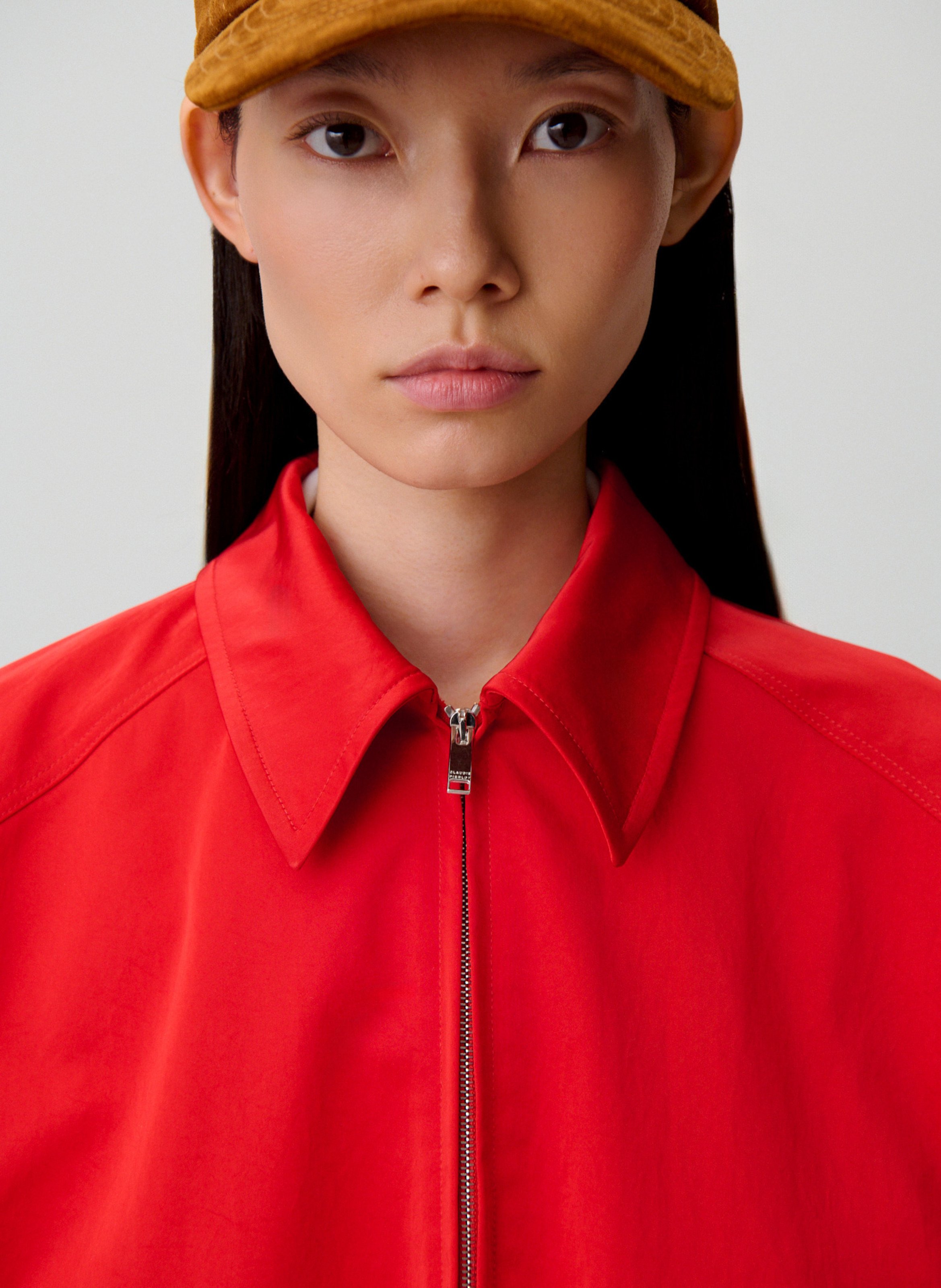 Veste col classique CLAUDIE PIERLOT Rouge