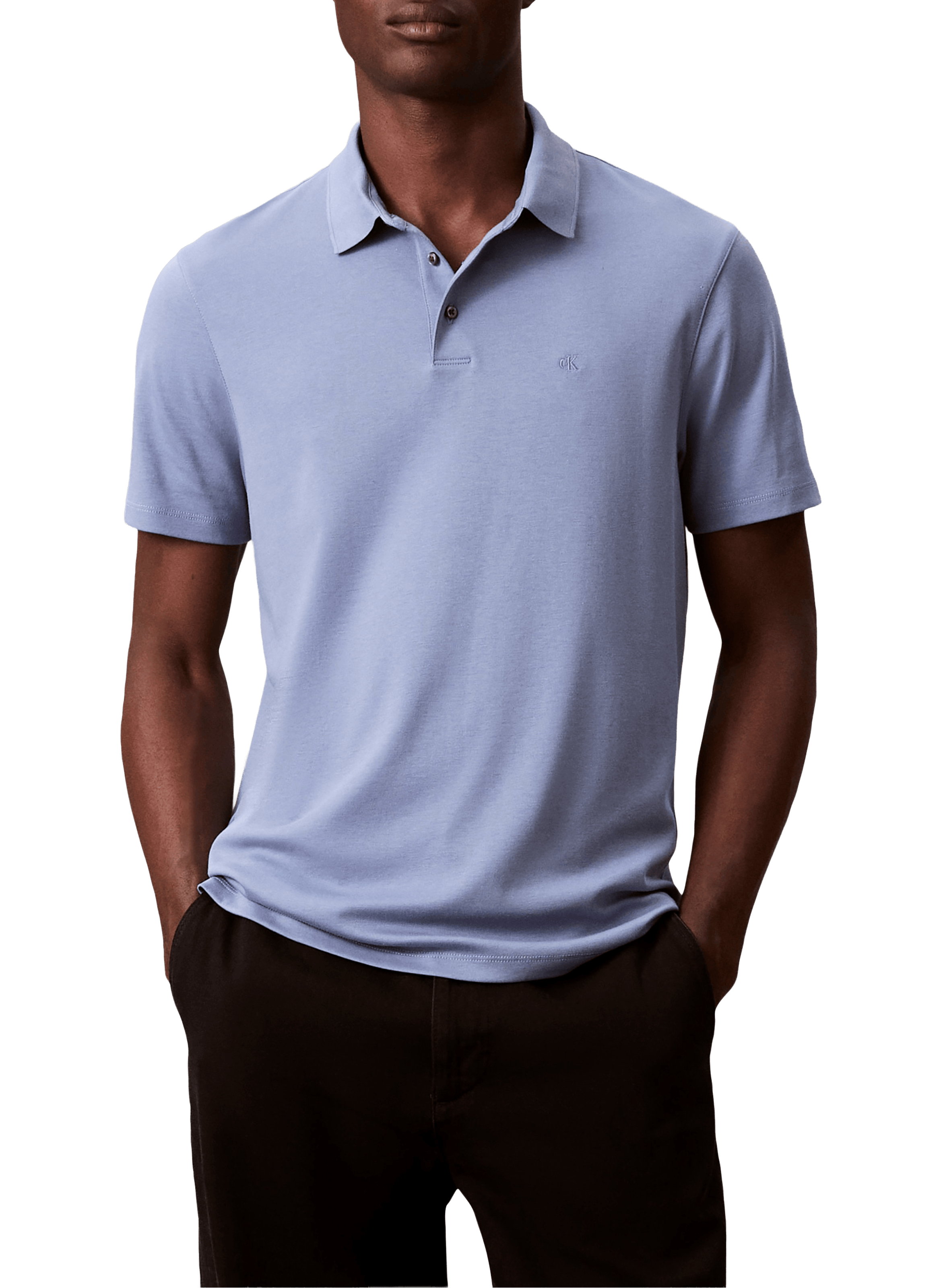  Cotton polo shirt  CALVIN KLEIN Blue