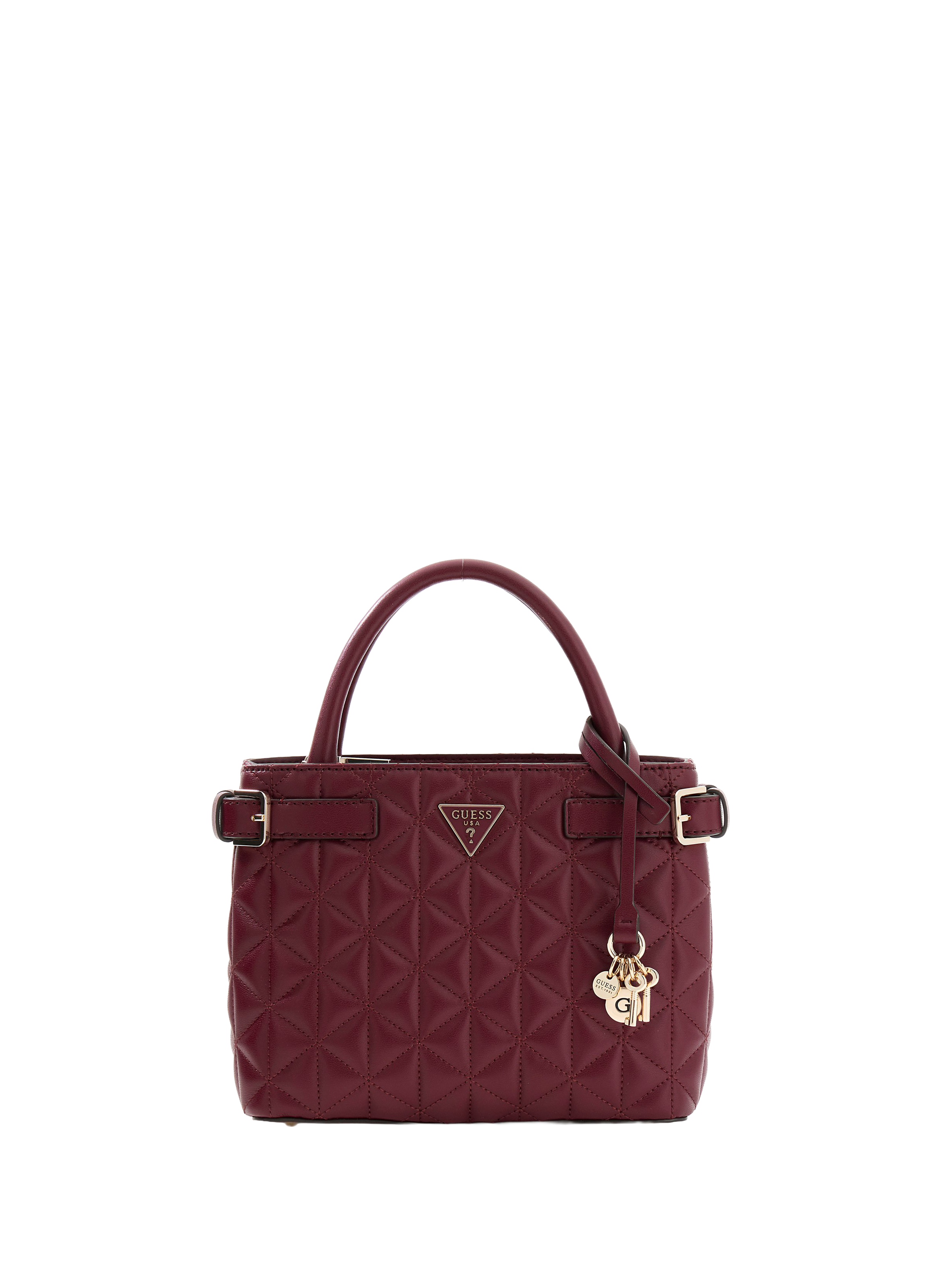 Sac à main matelassé GUESS Rouge