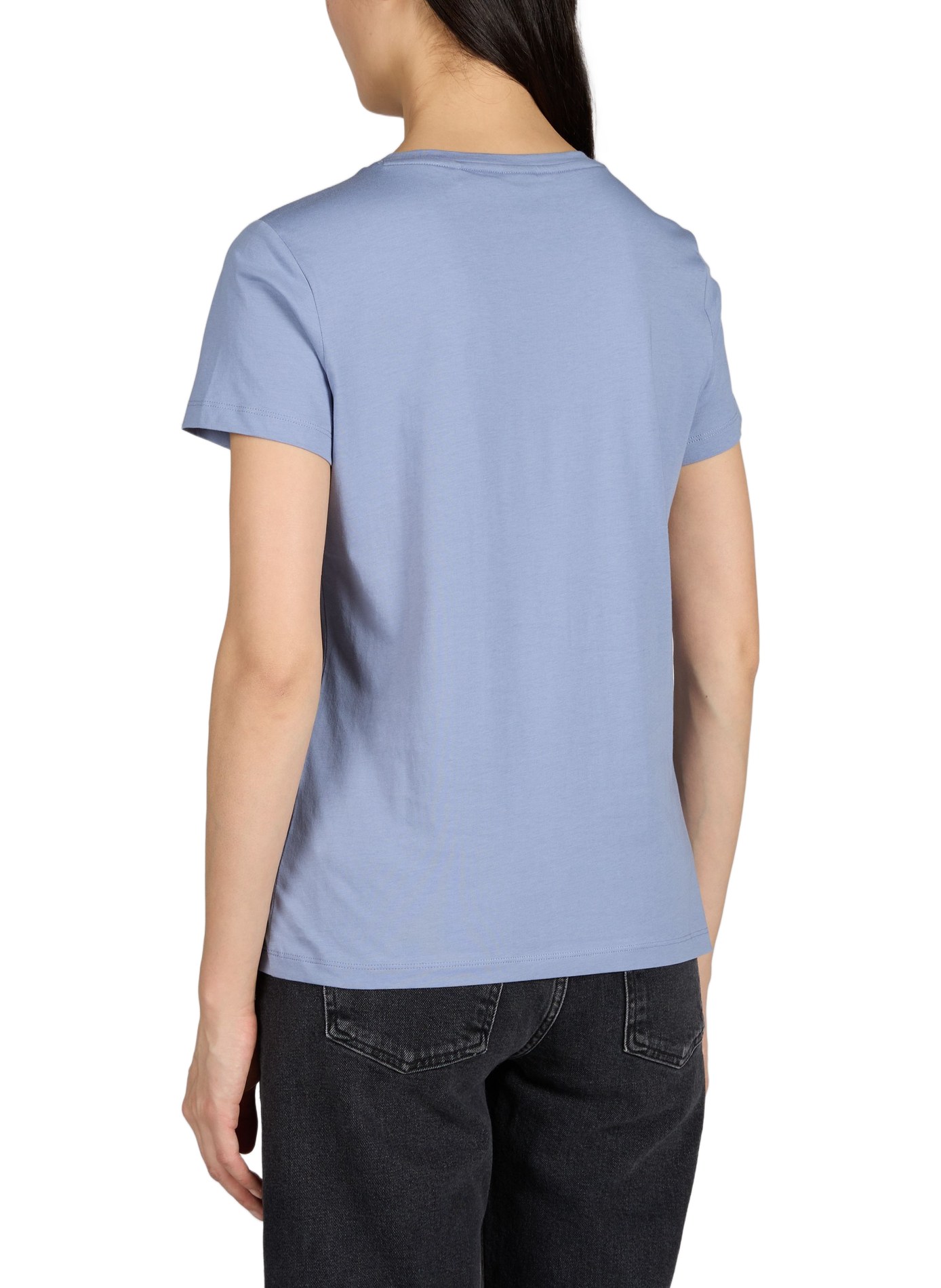 T-shirt à col rond en coton BOSS Bleu