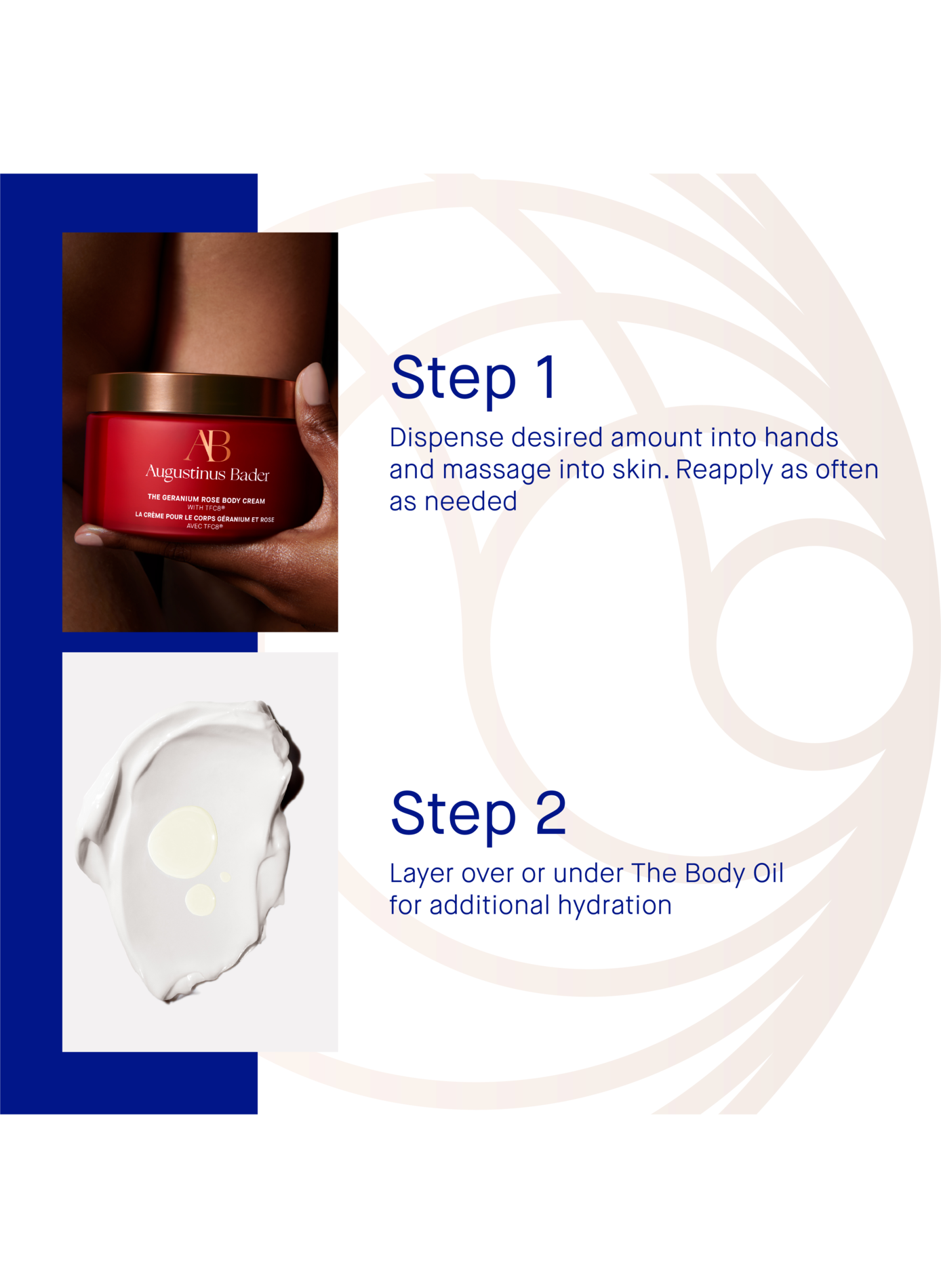 Körpercreme - Rosengeranie AUGUSTINUS BADER No color