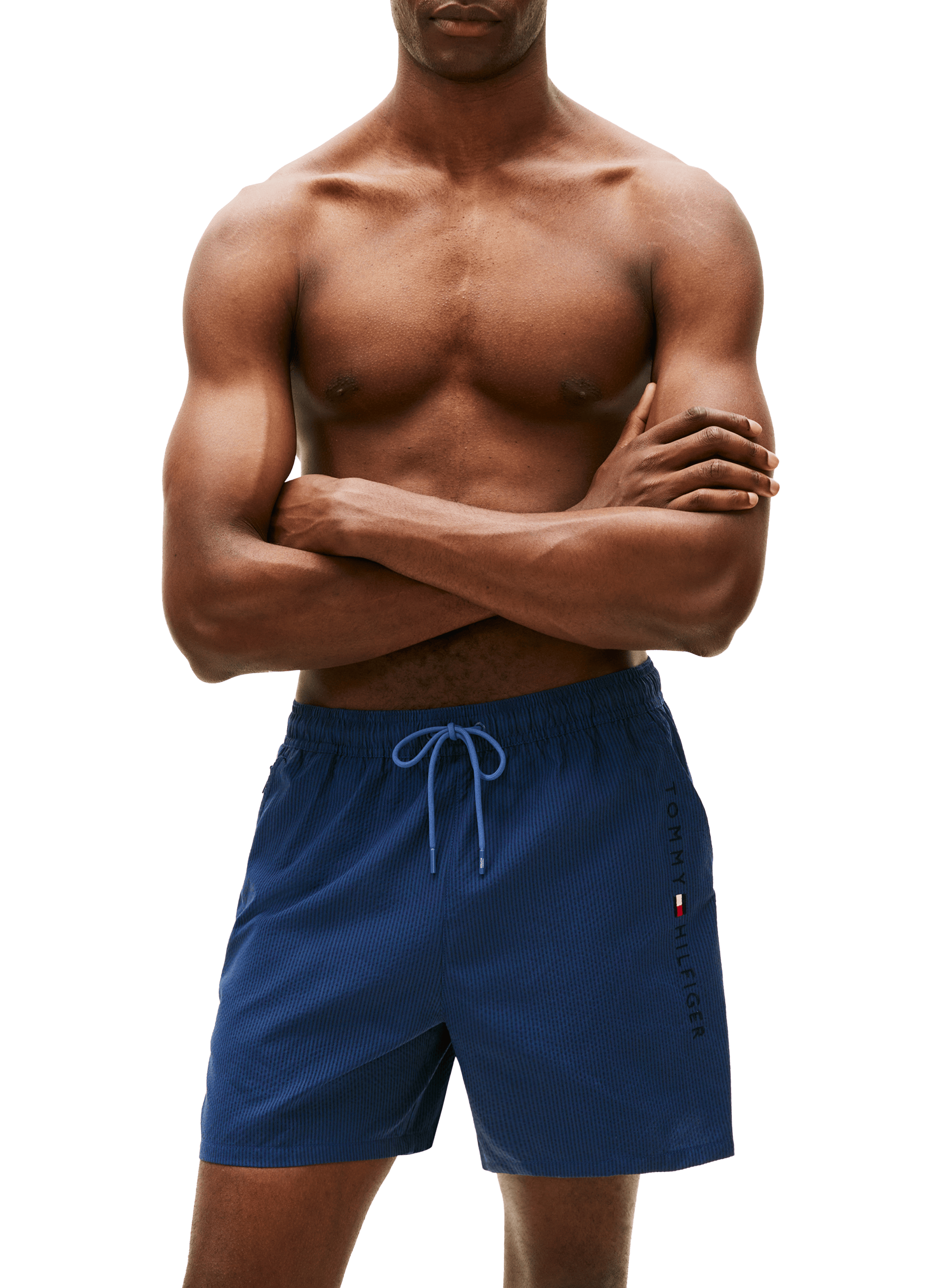 Short de bain uni TOMMY HILFIGER Bleu