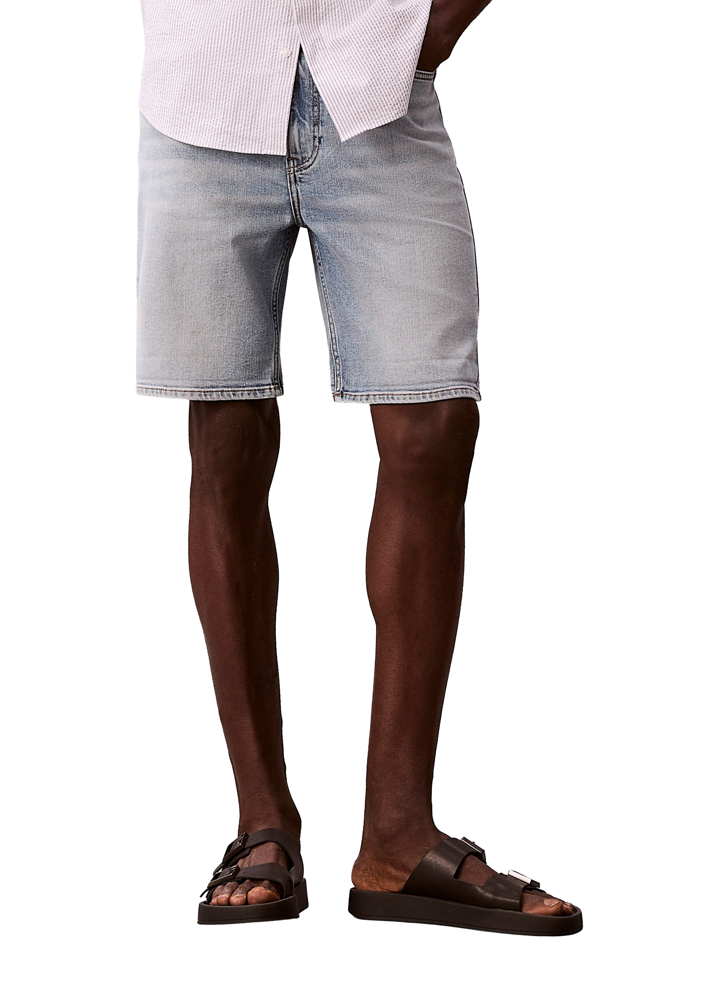 Jean slim Abner en coton mélangé CALVIN KLEIN Bleu