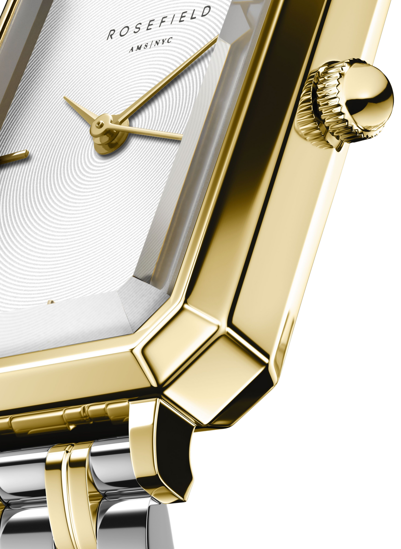 Montre analogique Octagon XS Duotone ROSEFIELD Blanc