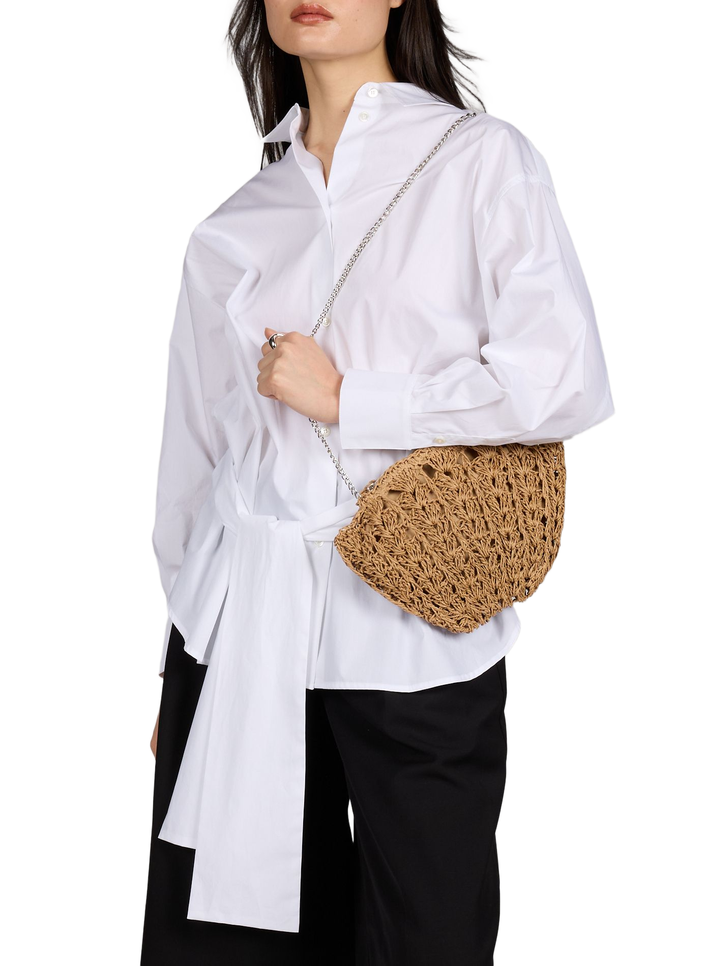 Shell crossbody bag AU PRINTEMPS PARIS Beige