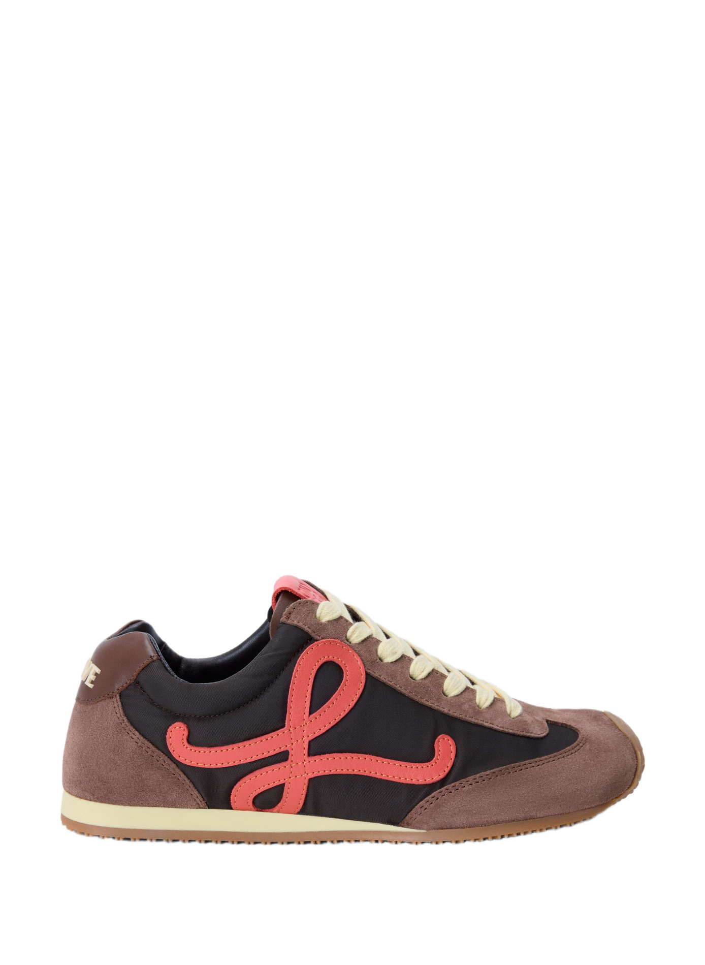 Ballerina-Sneakers Runner 2.0 aus Nylon und Kalbsleder LOEWE Braun