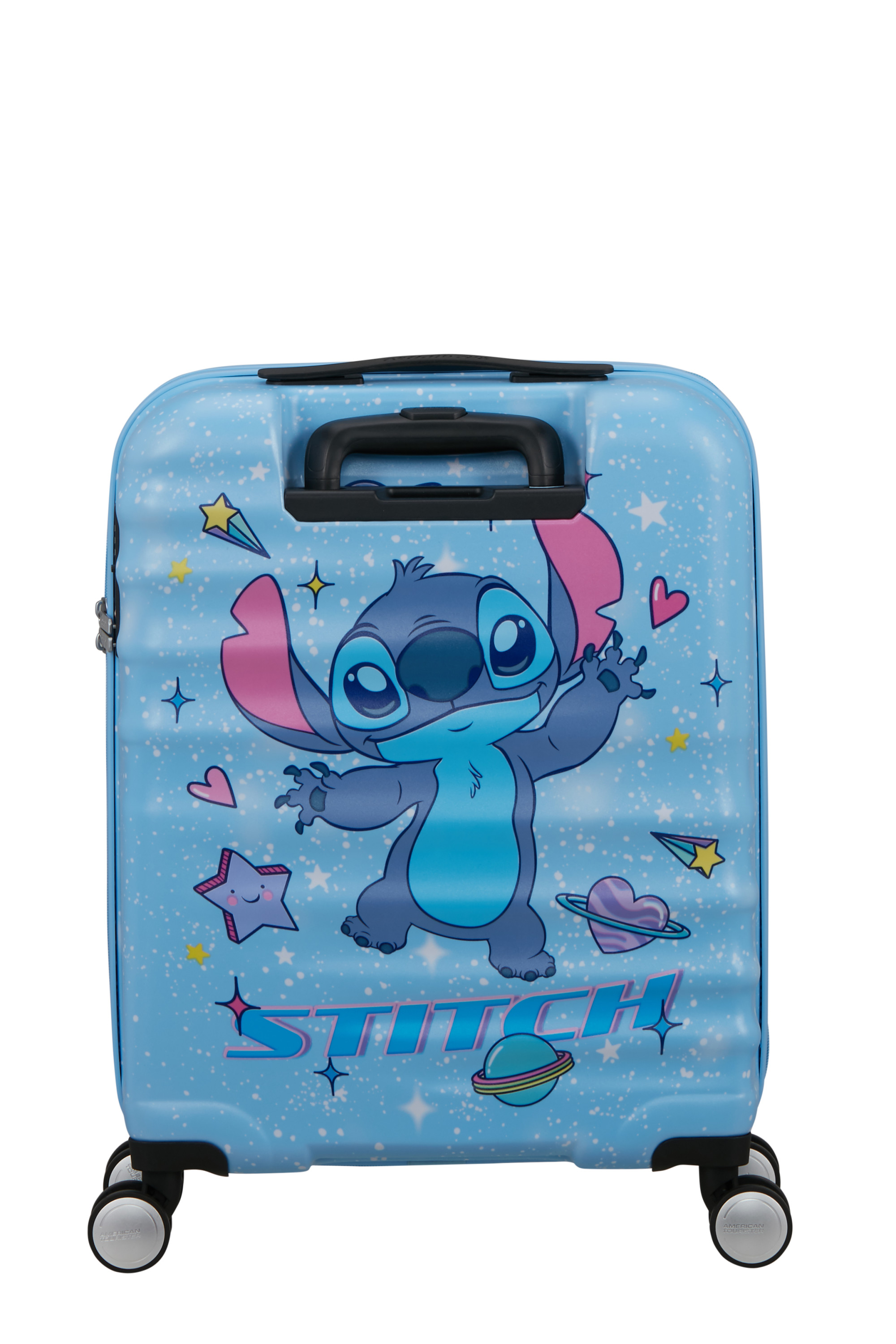 Wavebreaker disney valise 4 roues taille s AMERICAN TOURISTER Bleu