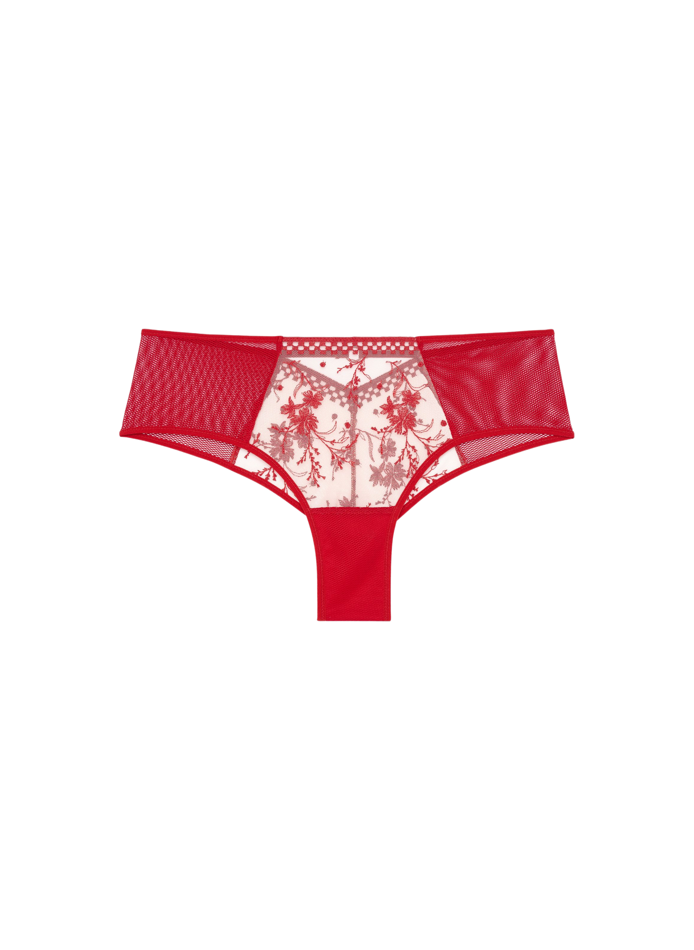 Floral lace thong PASSIONATA Red