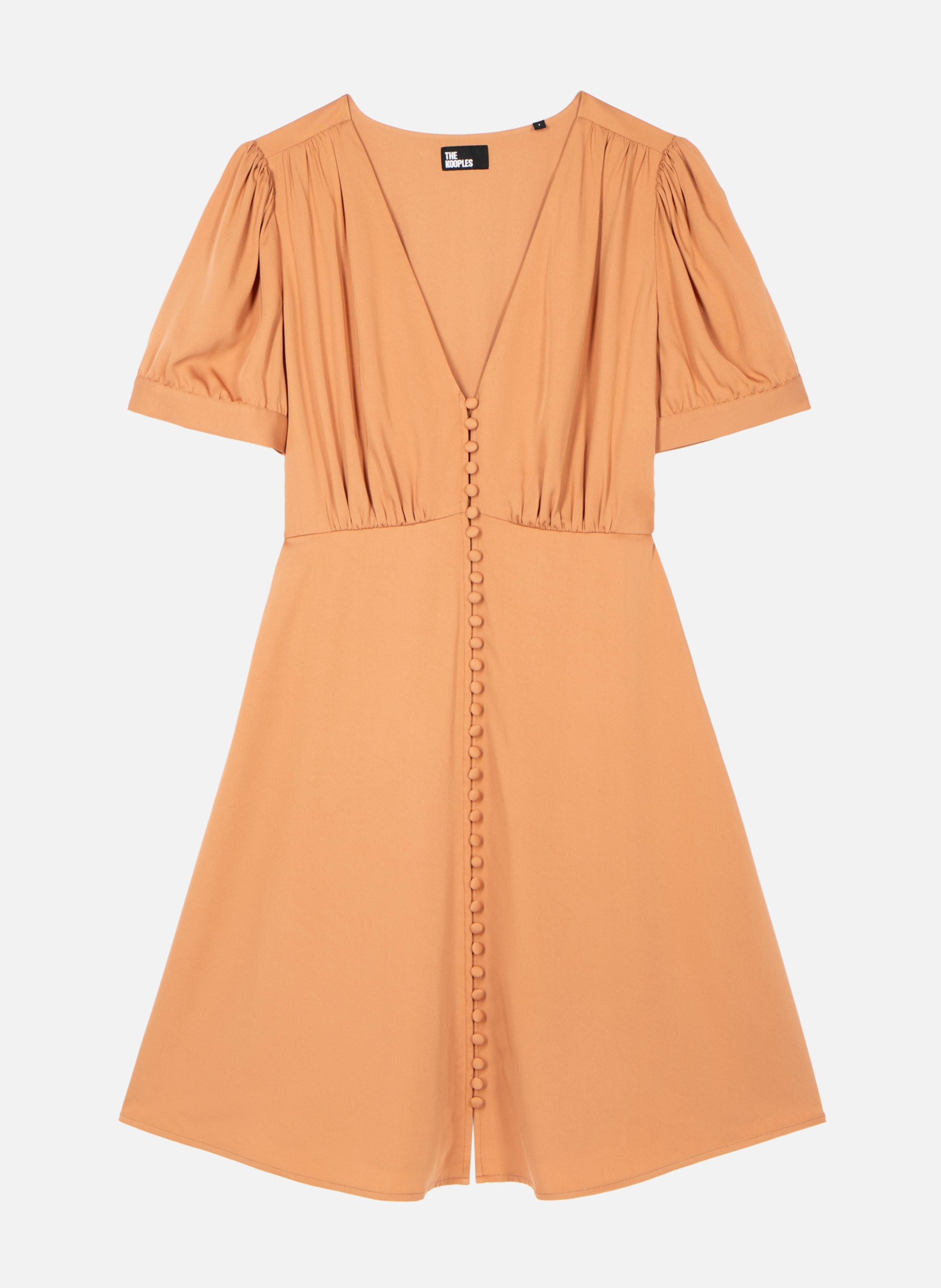 Robe courte Marron