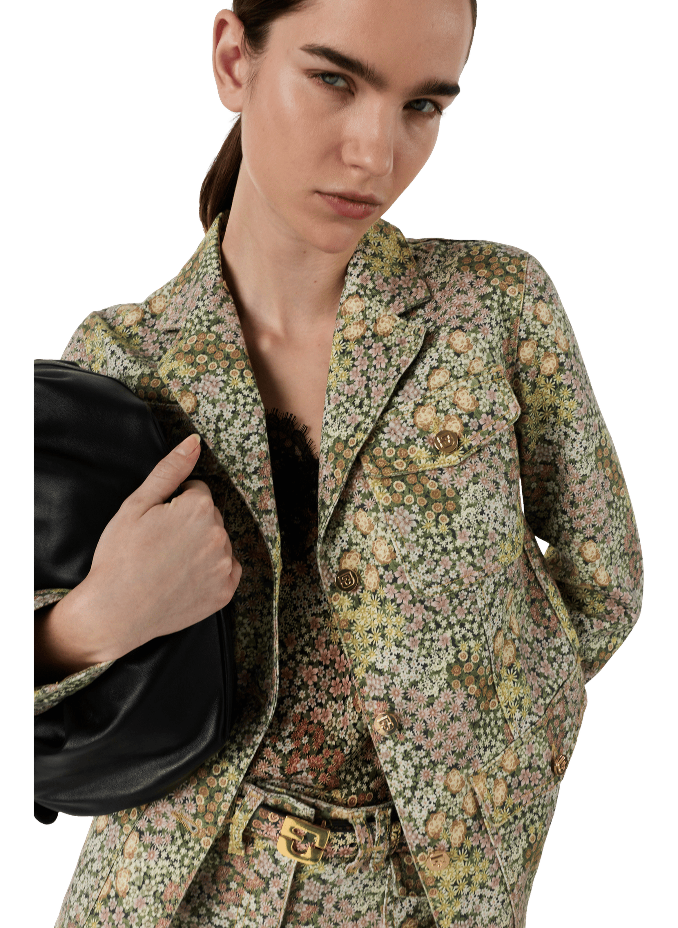 Saharienne en denim à fleurs - tena GERARD DAREL Rose