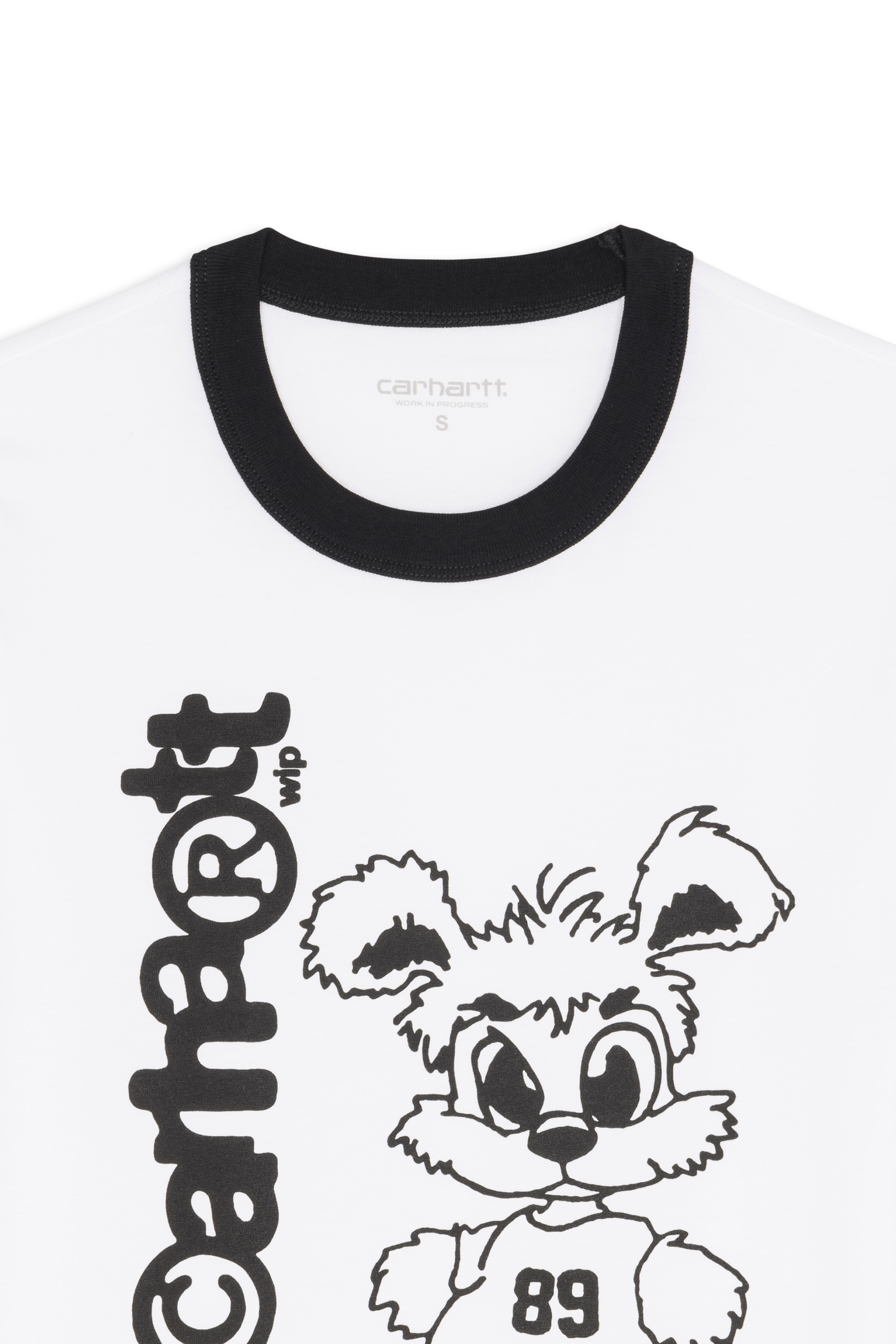 T-shirt w' s/s ip ringer t-shirt CARHARTT WIP Blanc