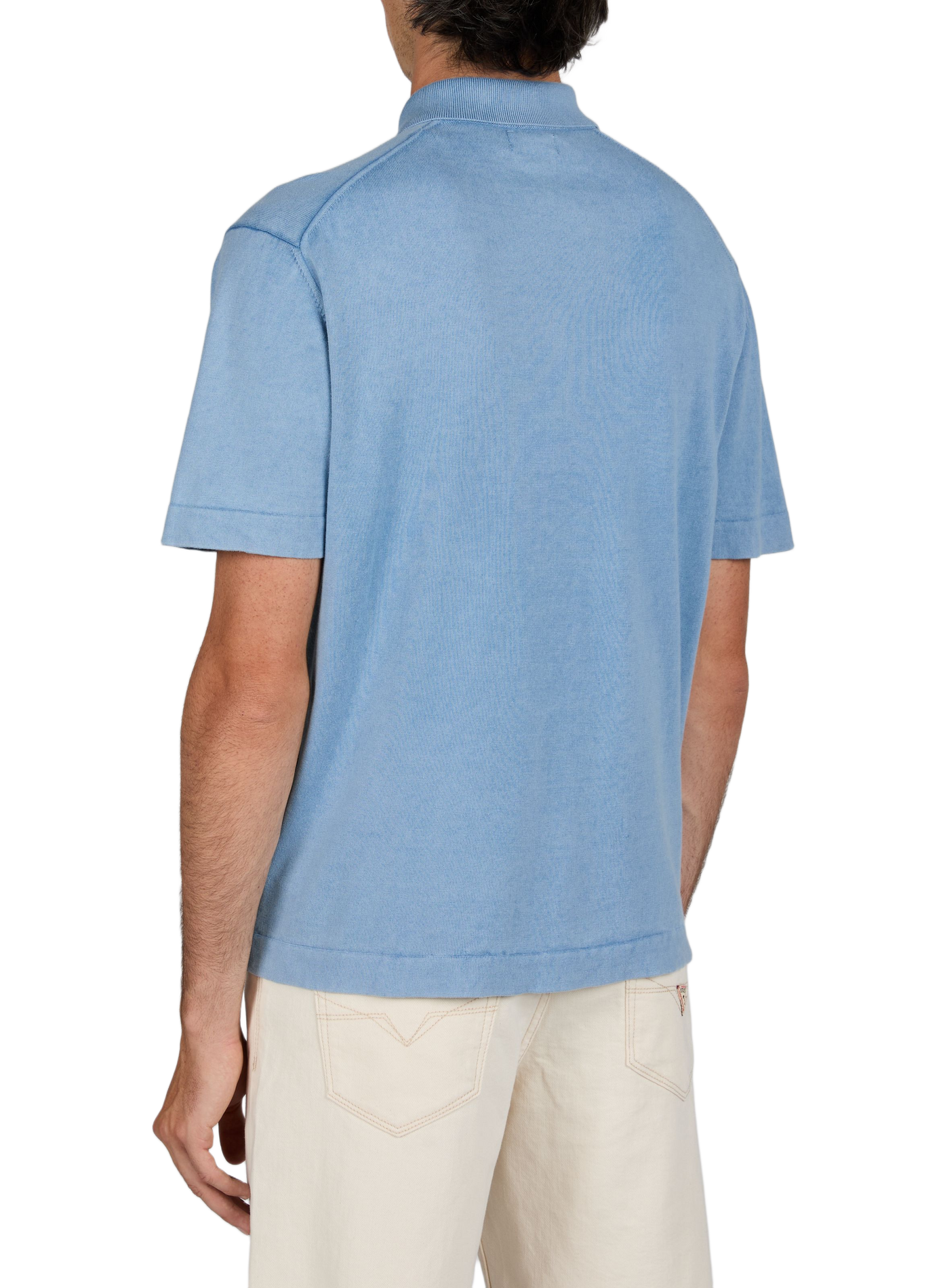 Kurzarm-Poloshirt aus Baumwolle NAPAPIJRI Blau