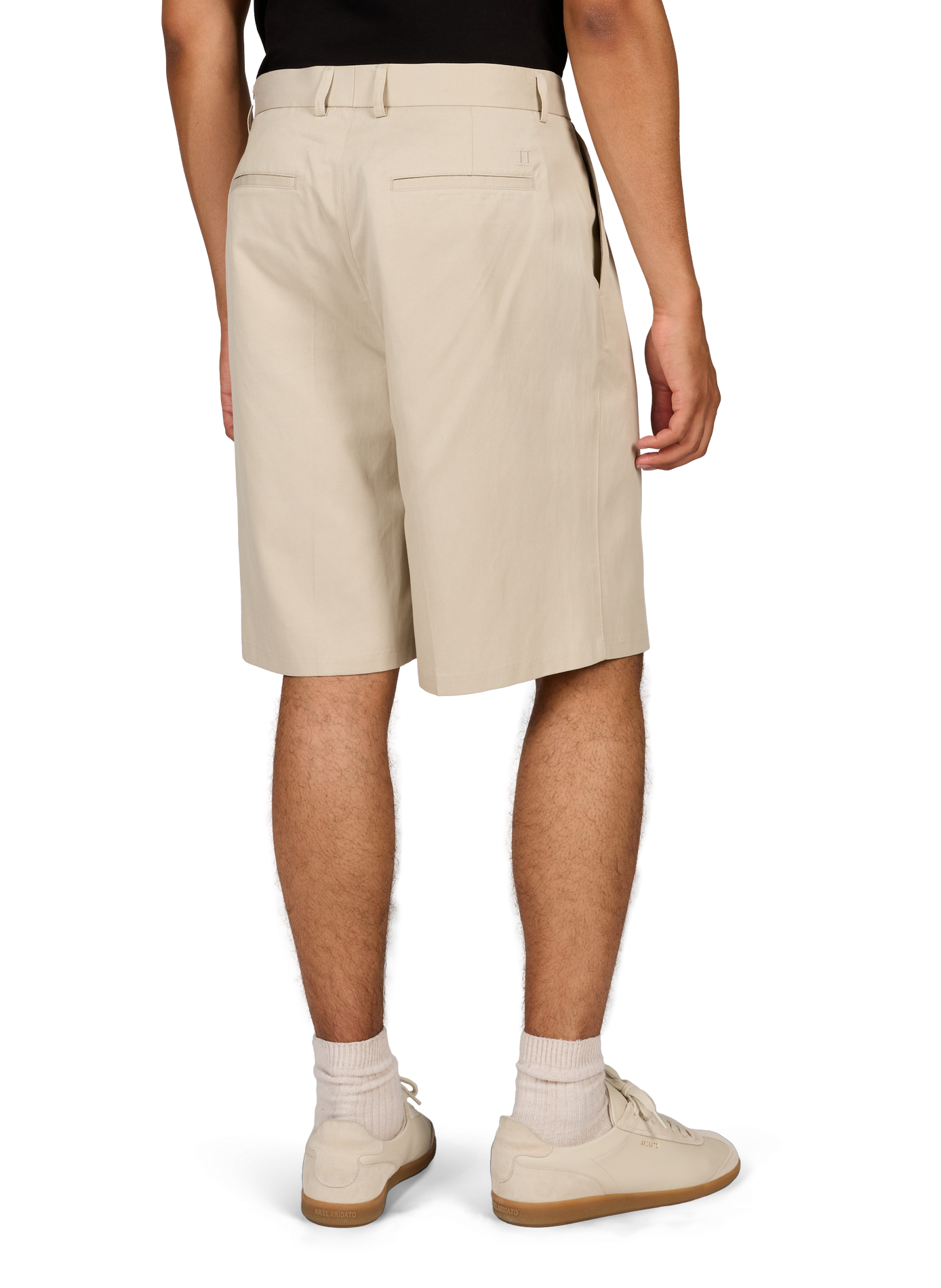 Short ample uni -> Oversized shorts LES DEUX Beige