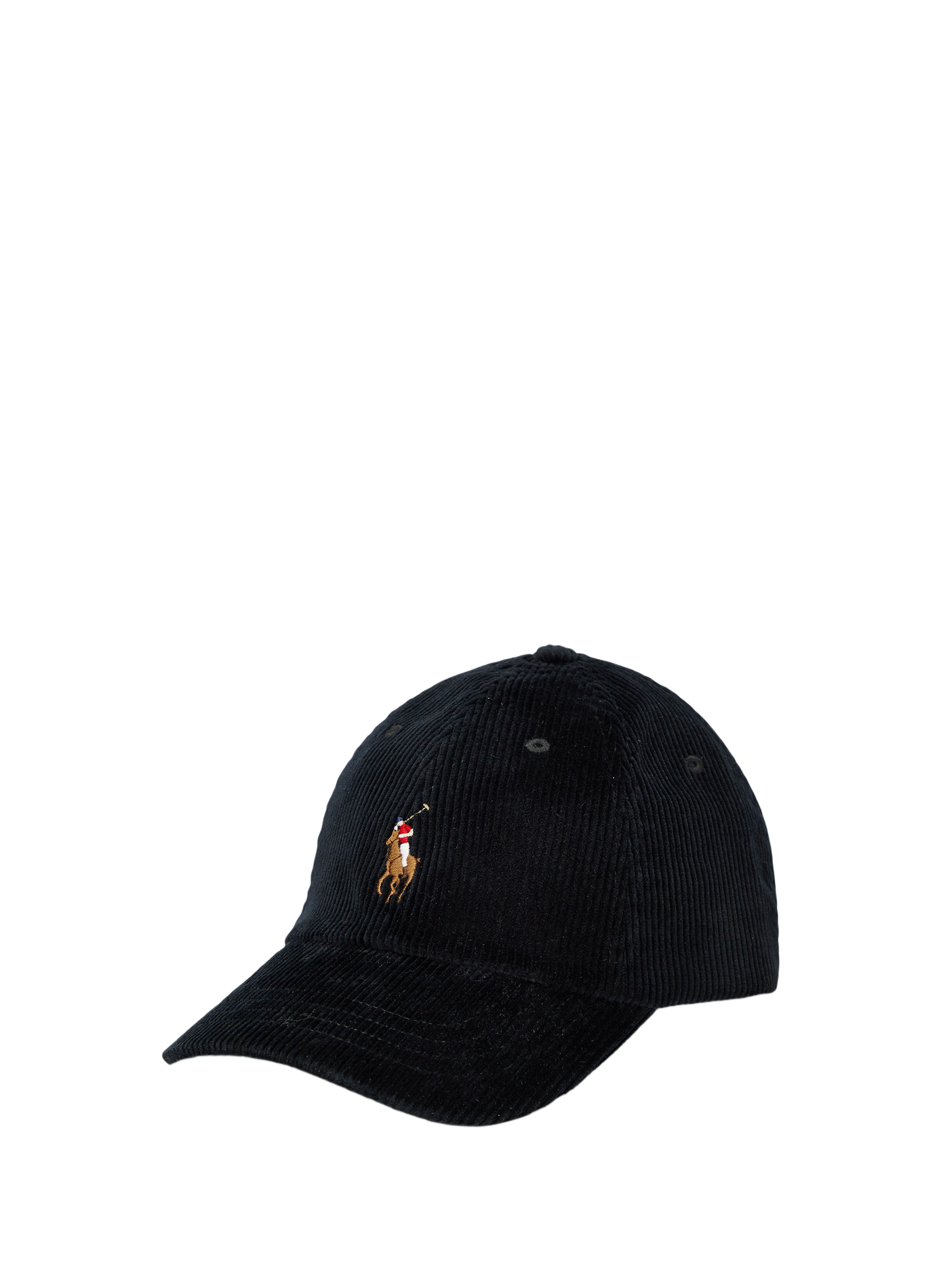 Casquette en velours côtelé POLO RALPH LAUREN Noir