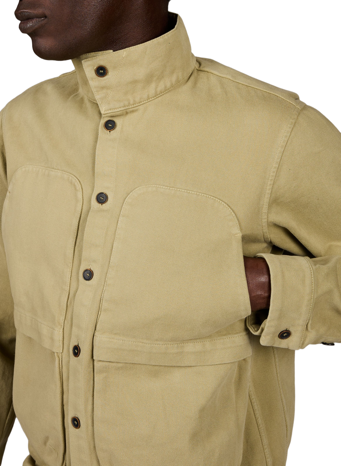 Cotton denim jacket RANRA Khaki