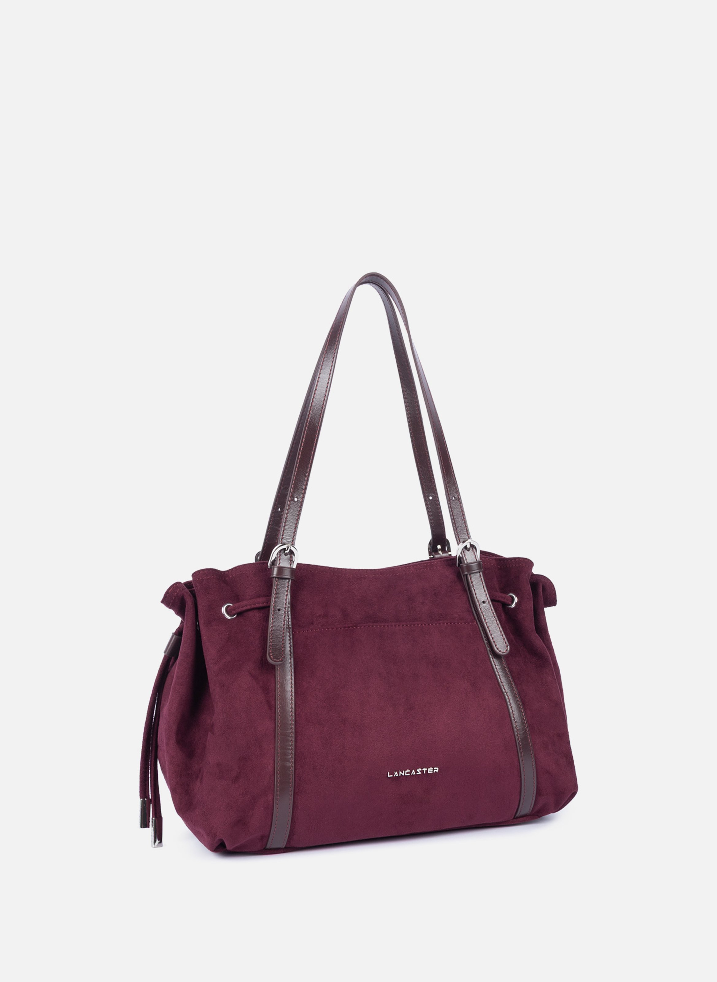Grand sac cabas épaule - velvet emma | Rouge LANCASTER Femme