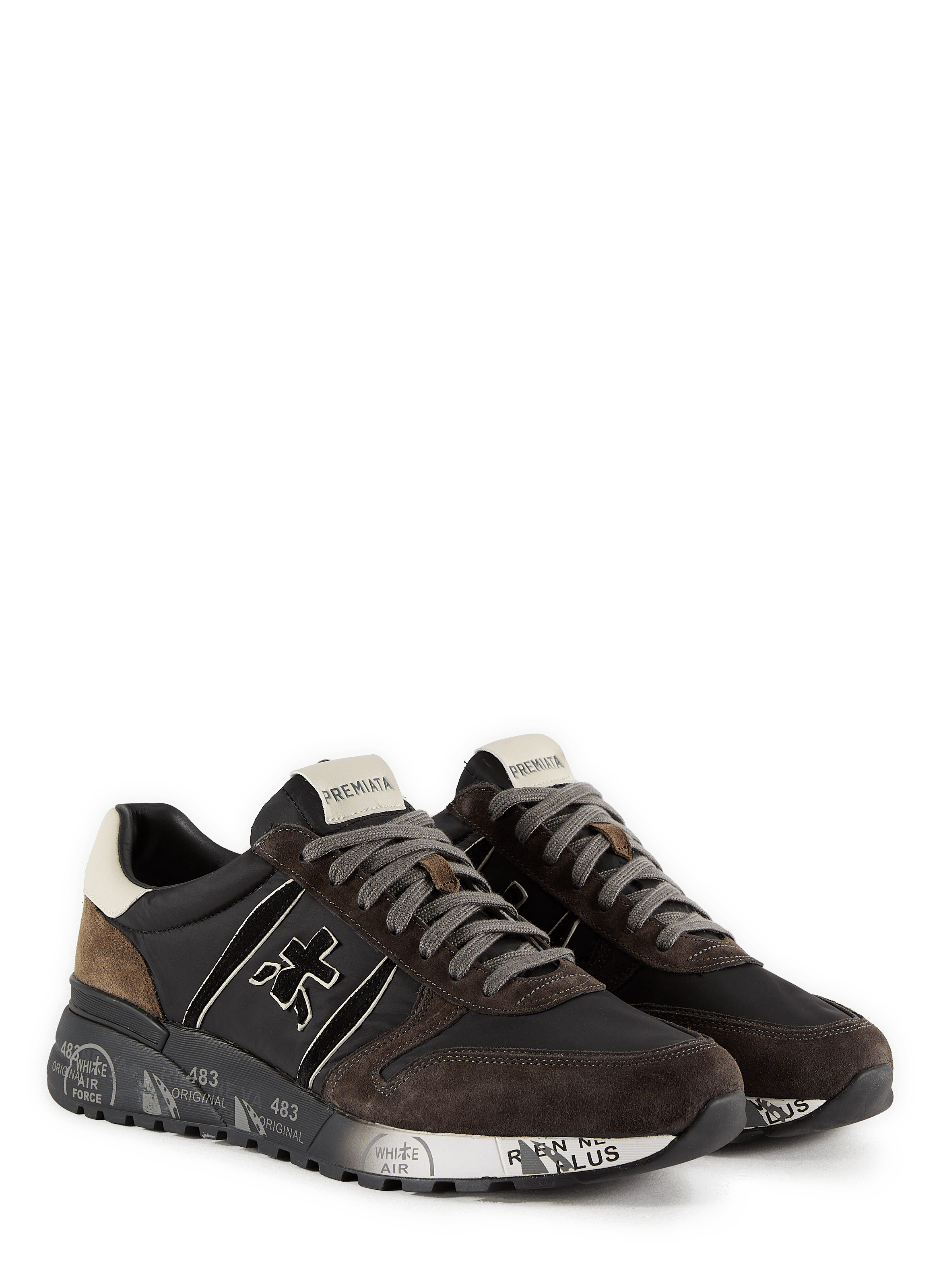 LANDER low-top sneakers in two-tone with laces PREMIATA Multicolour