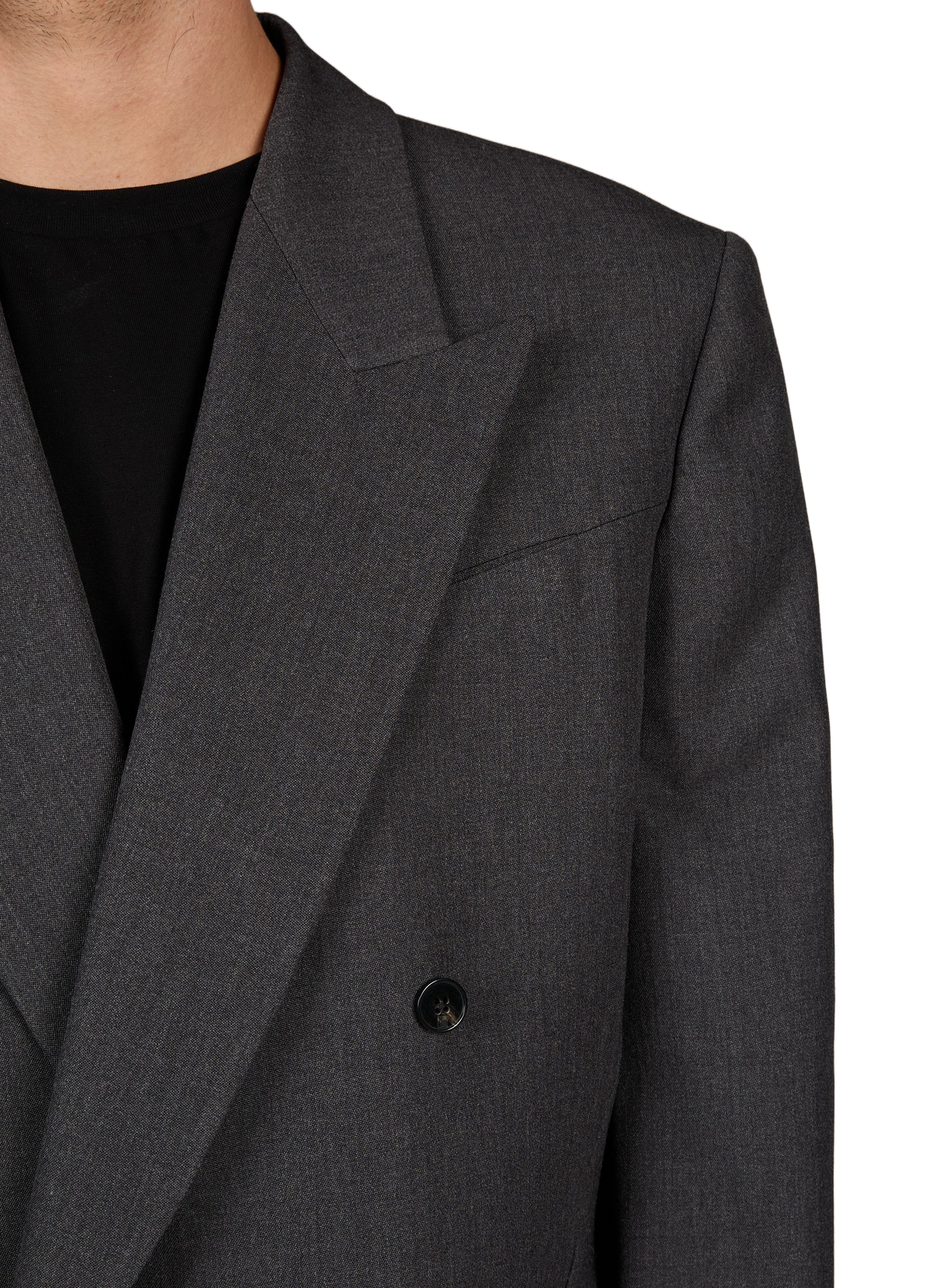 Taillierte Wolljacke LOUIS GABRIEL NOUCHI Grau