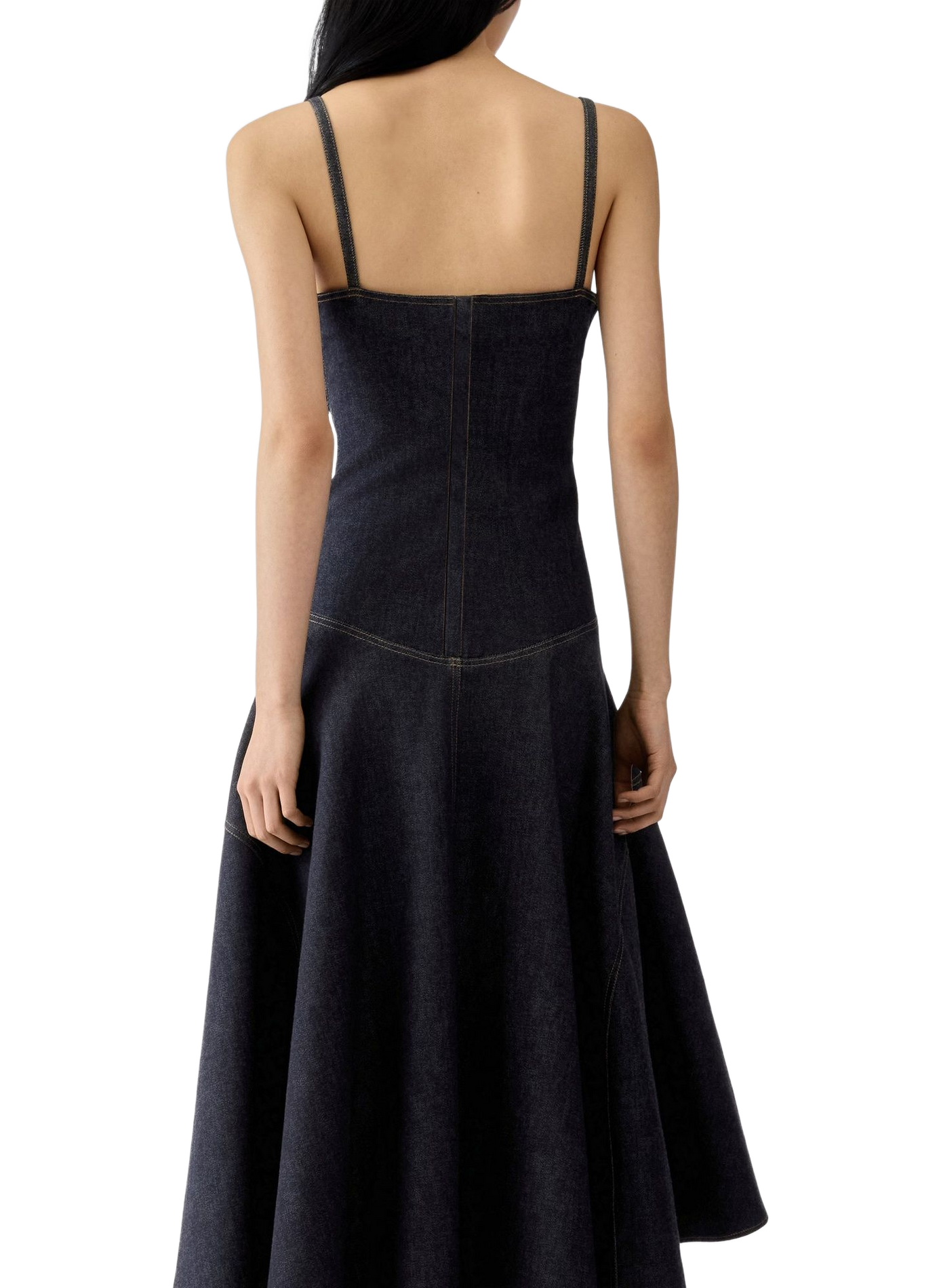 La robe de-Nîmes Pina en coton mélangé JACQUEMUS Blue
