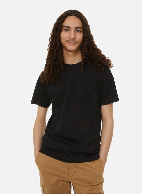 Riviera cotton T-shirt Black by SUNSPEL SUNSPEL Riviera cotton T-shirt Black