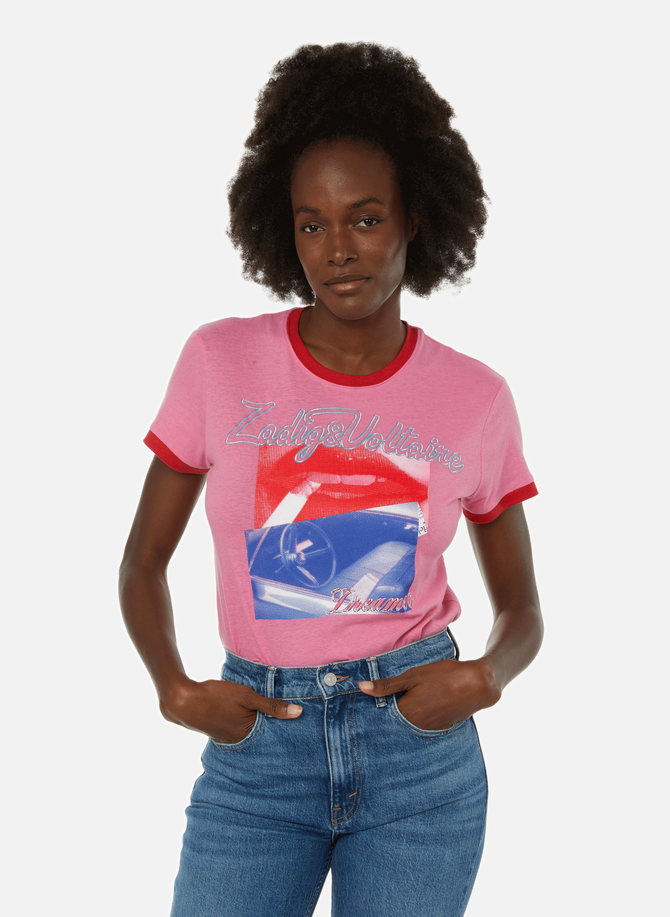 T-shirt imprimé en coton mélangé  ZADIG&VOLTAIRE