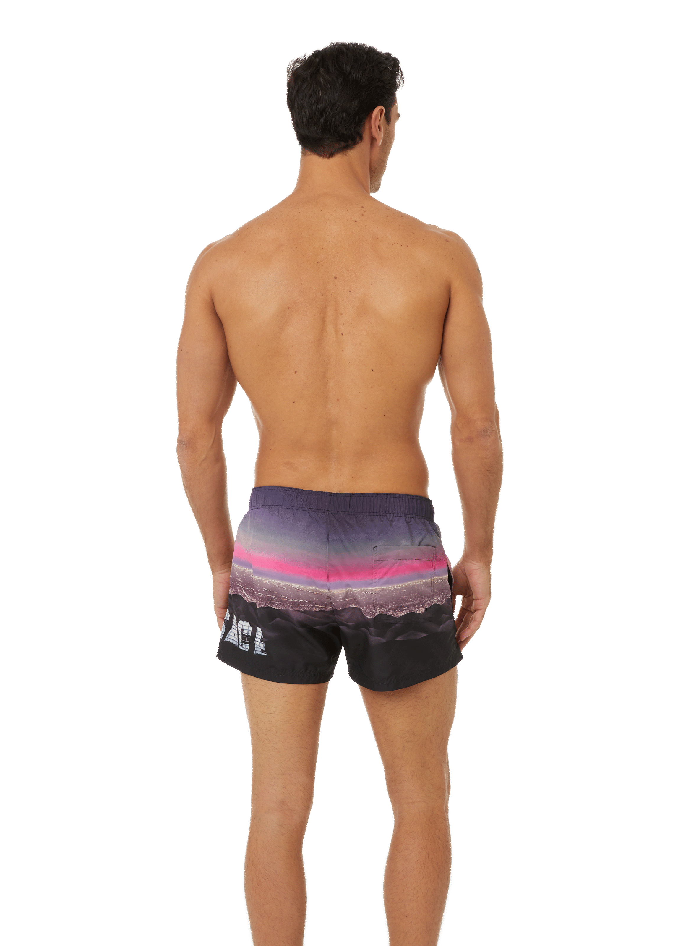 Hills-print swim shorts VERSACE Multicolour