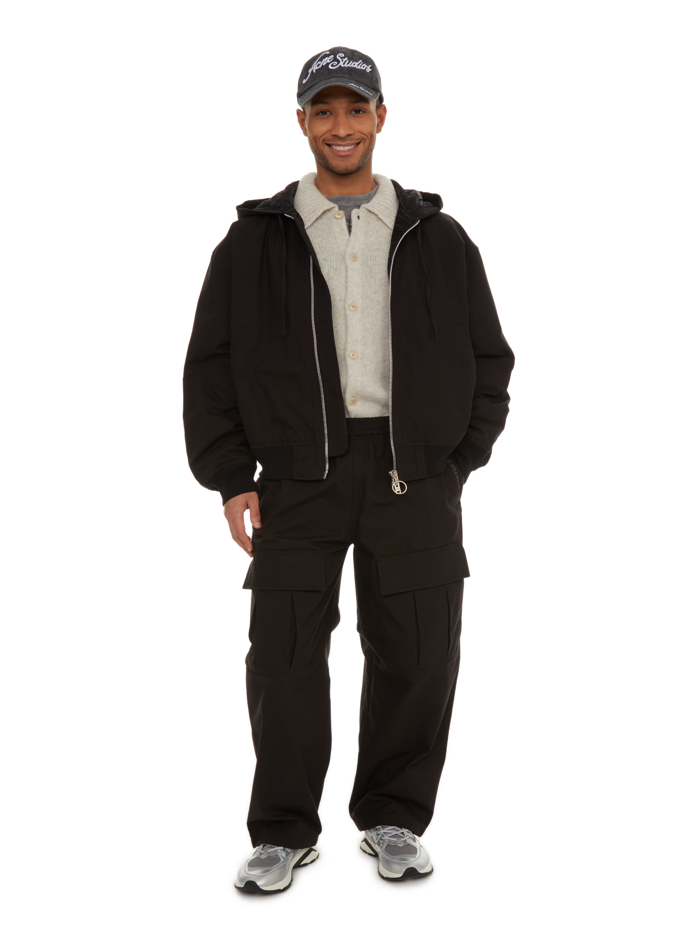 Pantalon à larges poches ACNE STUDIOS Noir