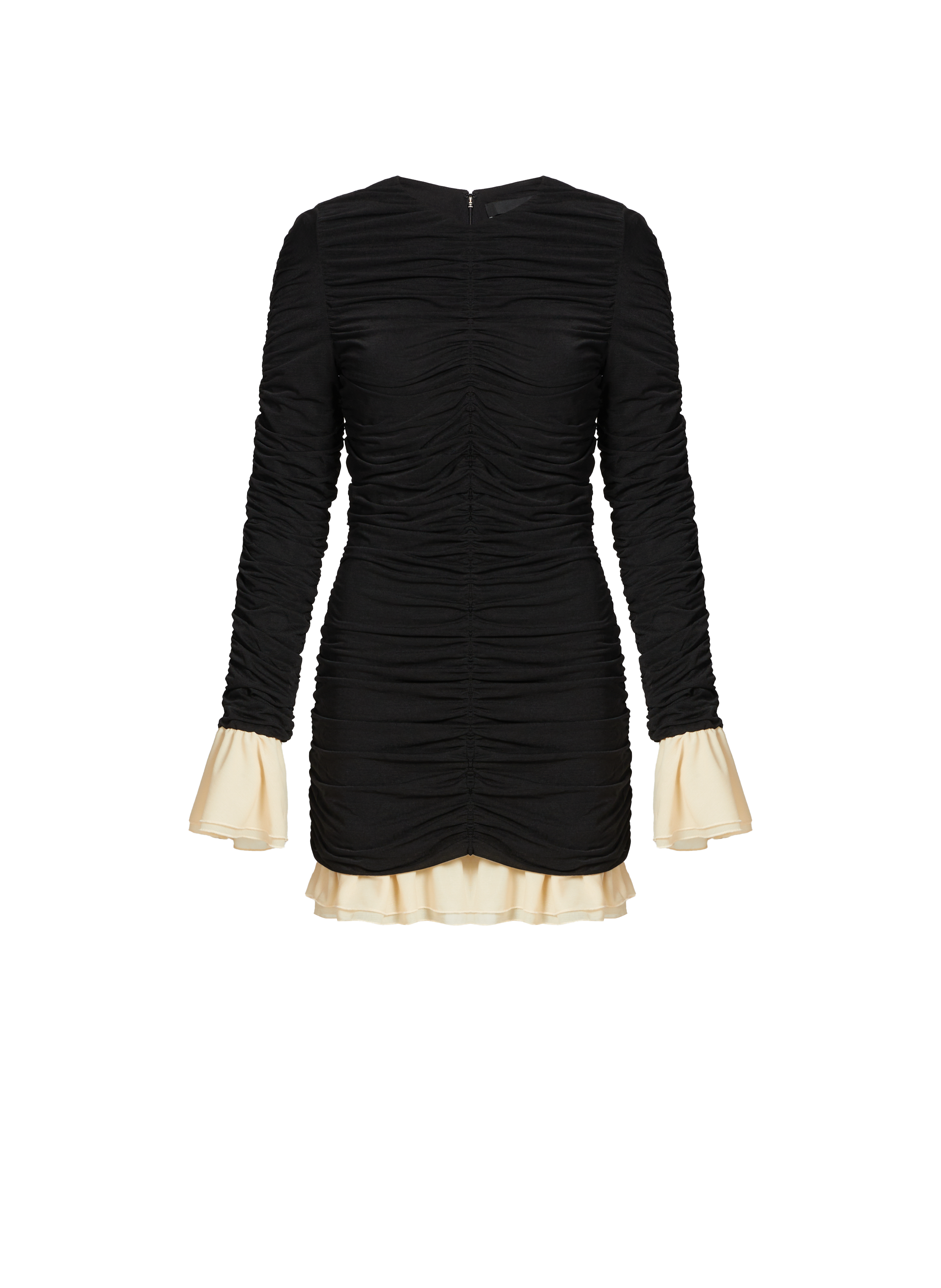 Mini robe Ruched ROTATE Noir