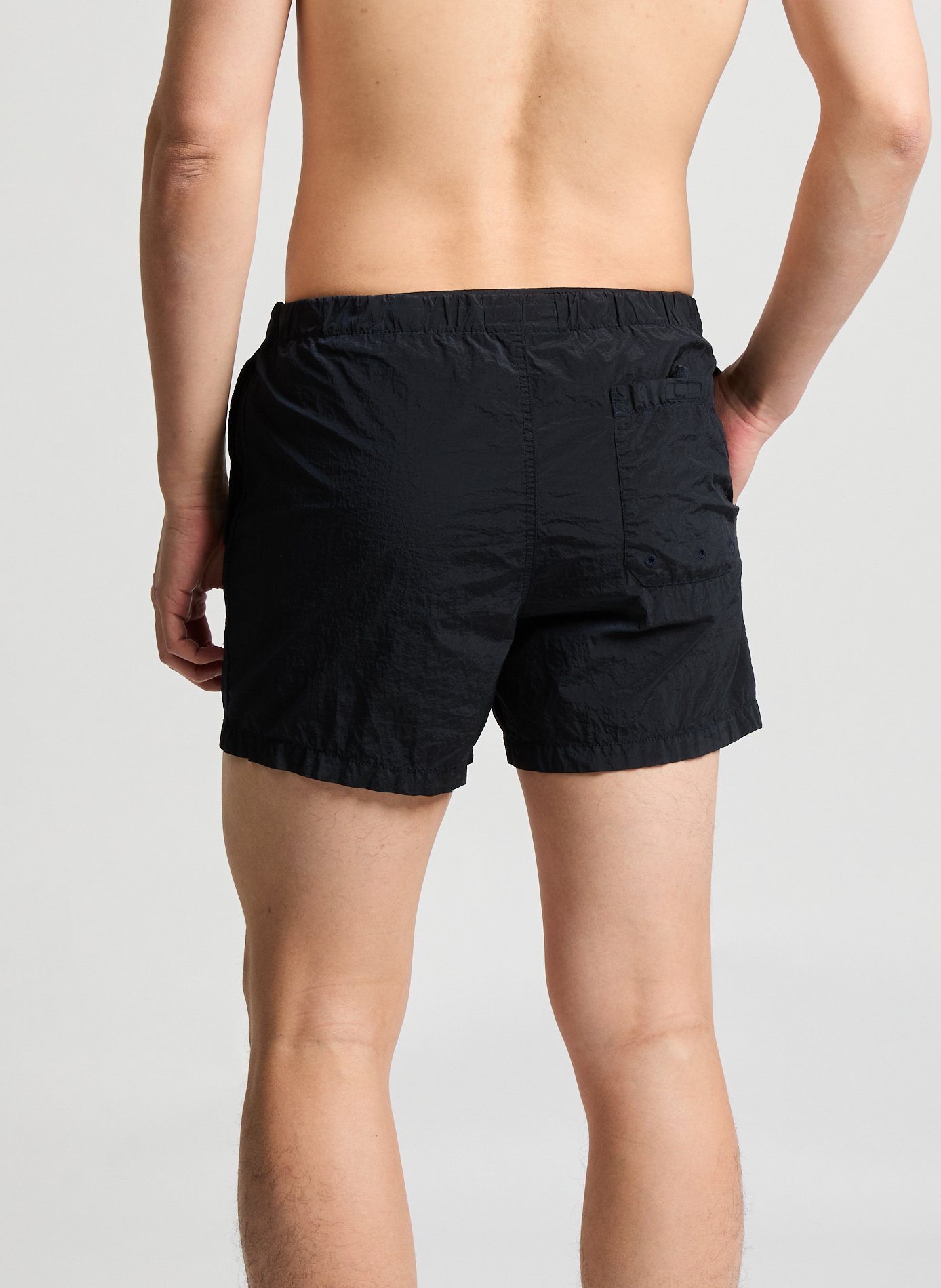 Short de bain uni STONE ISLAND Bleu
