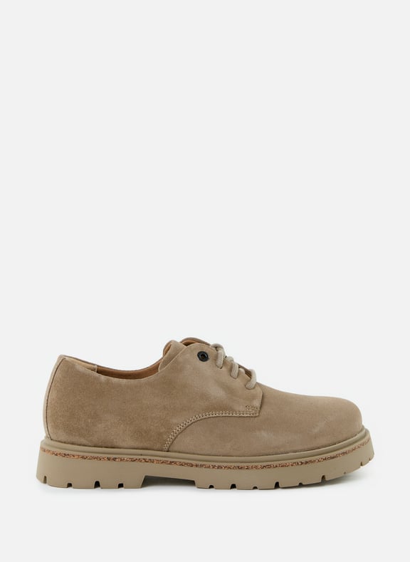 Highwood Lace Low Derbies Beige by BIRKENSTOCK BIRKENSTOCK Highwood Lace Low Derbies Beige