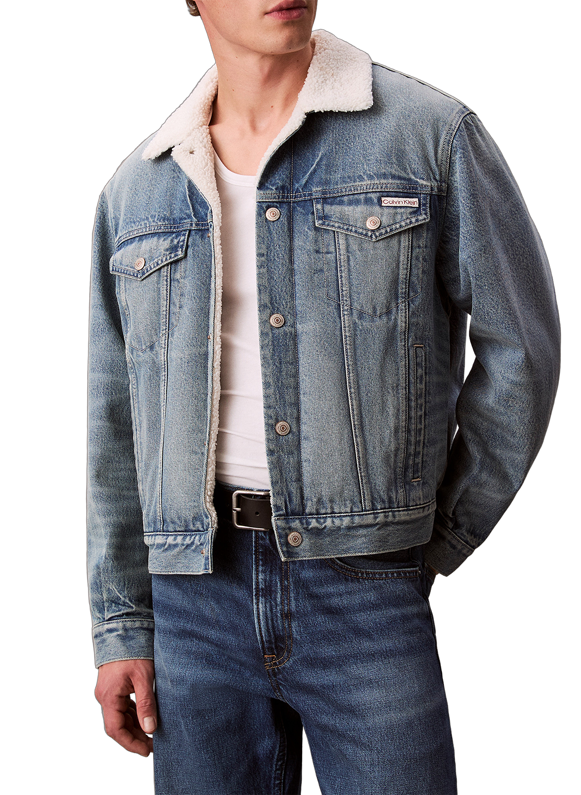 CALVIN KLEIN Veste denim 90S Trucker  Blue