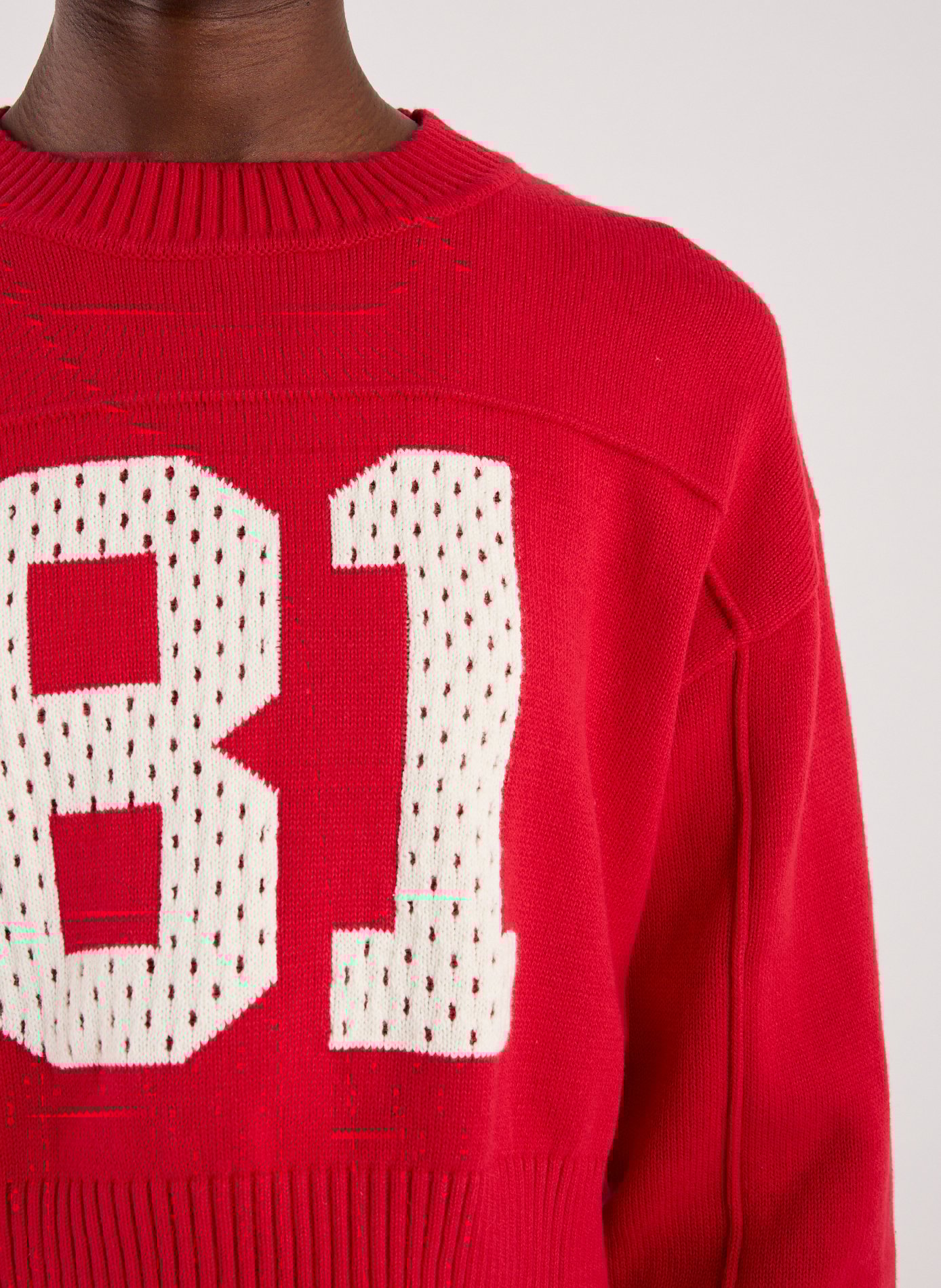 Pull en coton GUESS Rouge