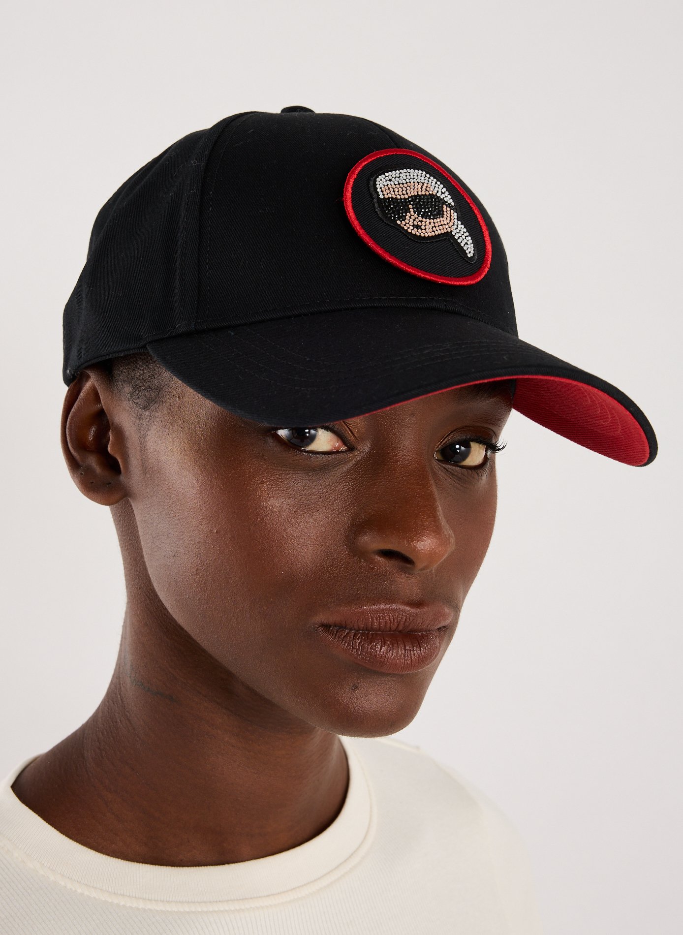 Casquette à logo  KARL LAGERFELD Noir