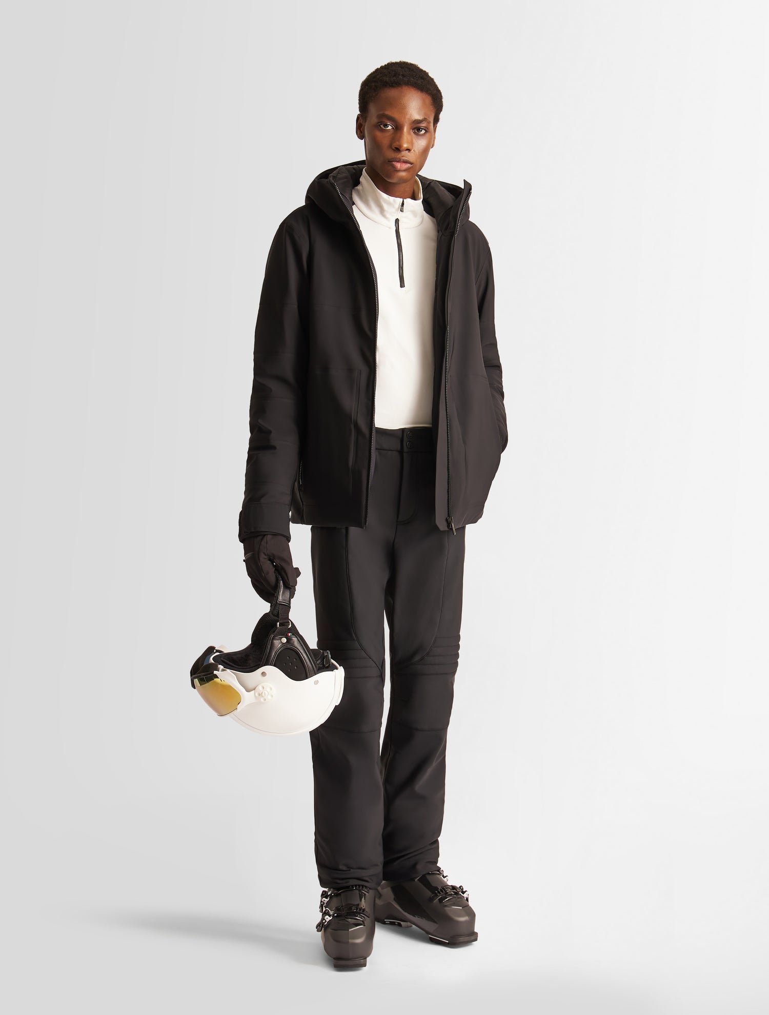 Veste de ski yohan col montant coupe regular FUSALP Noir