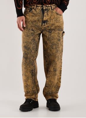 Pantalon délavé en coton mélangé HELAS CAPS Pantalon délavé en coton mélangé HELAS CAPS