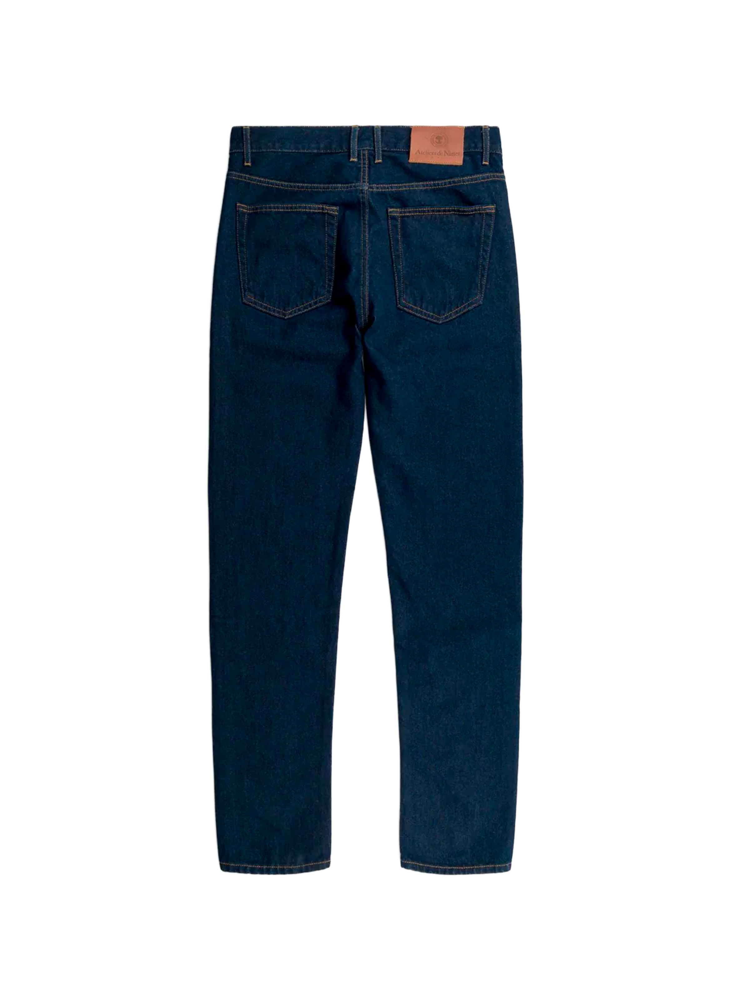 Straight cotton jeans ATELIERS DE NIMES Blue