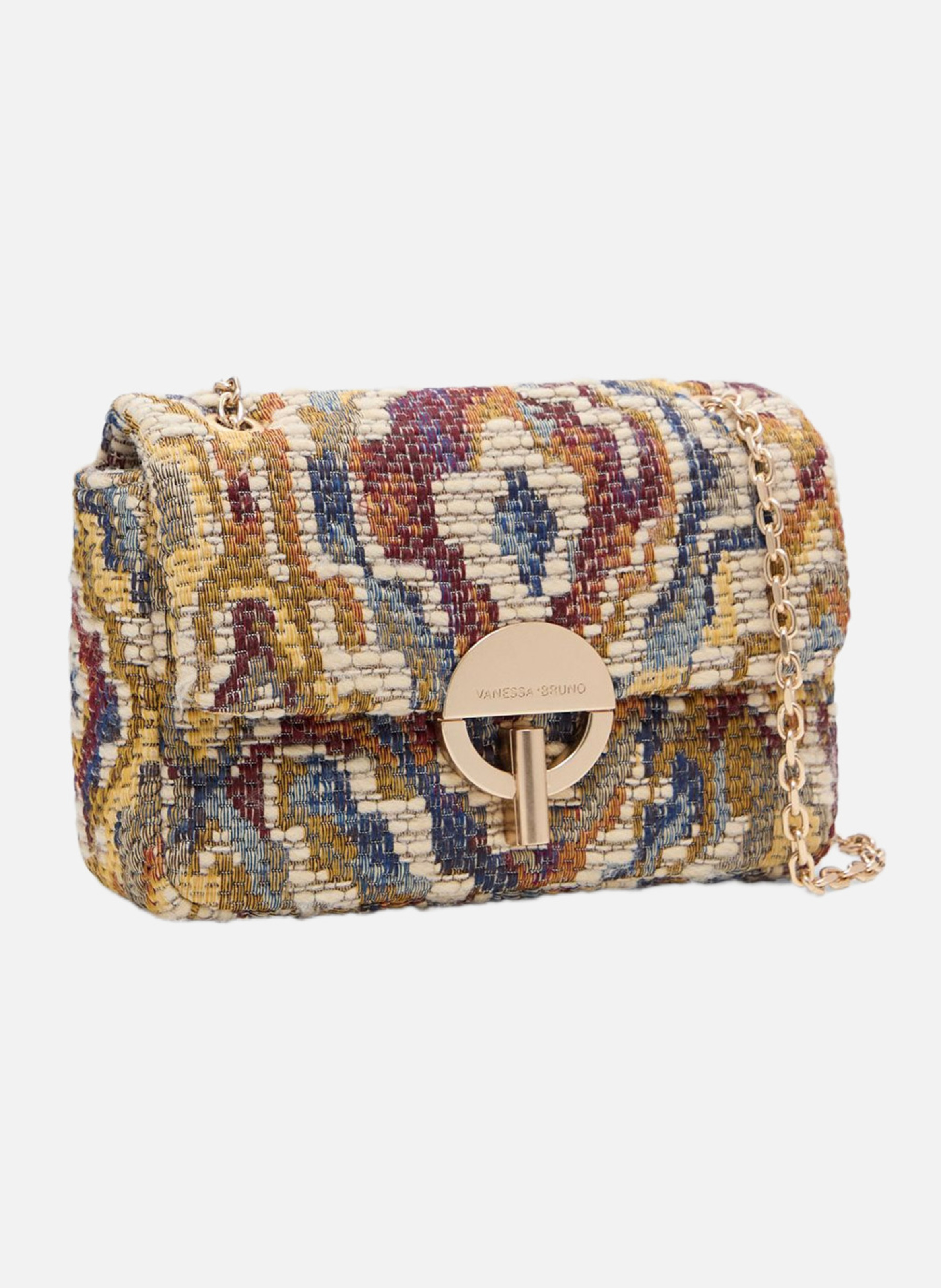 Moyen sac moon en jacquard VANESSA BRUNO Multicolore