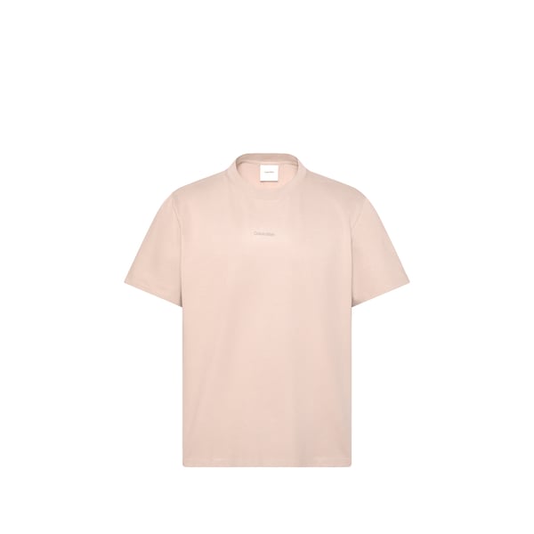 Calvin T-shirt à col rond en coton mélangé Vert XXL Male