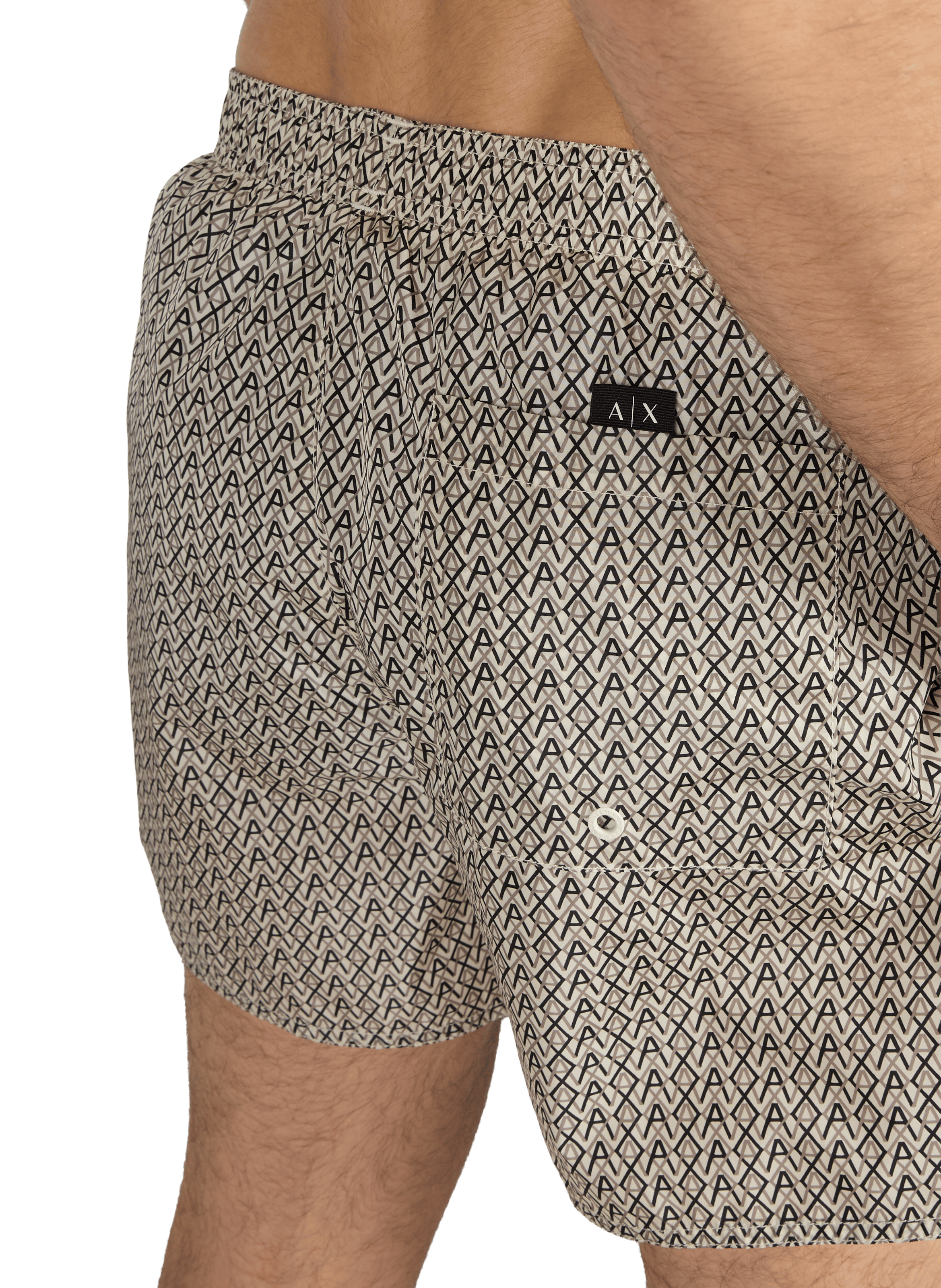 Logo swim shorts ARMANI EXCHANGE Multicolour