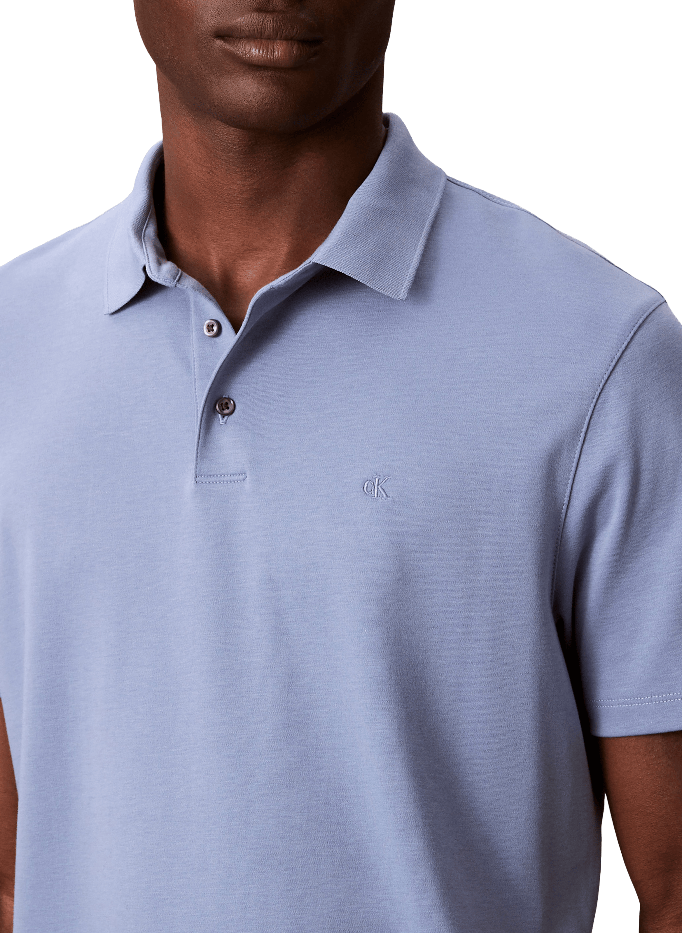  Cotton polo shirt  CALVIN KLEIN Blue